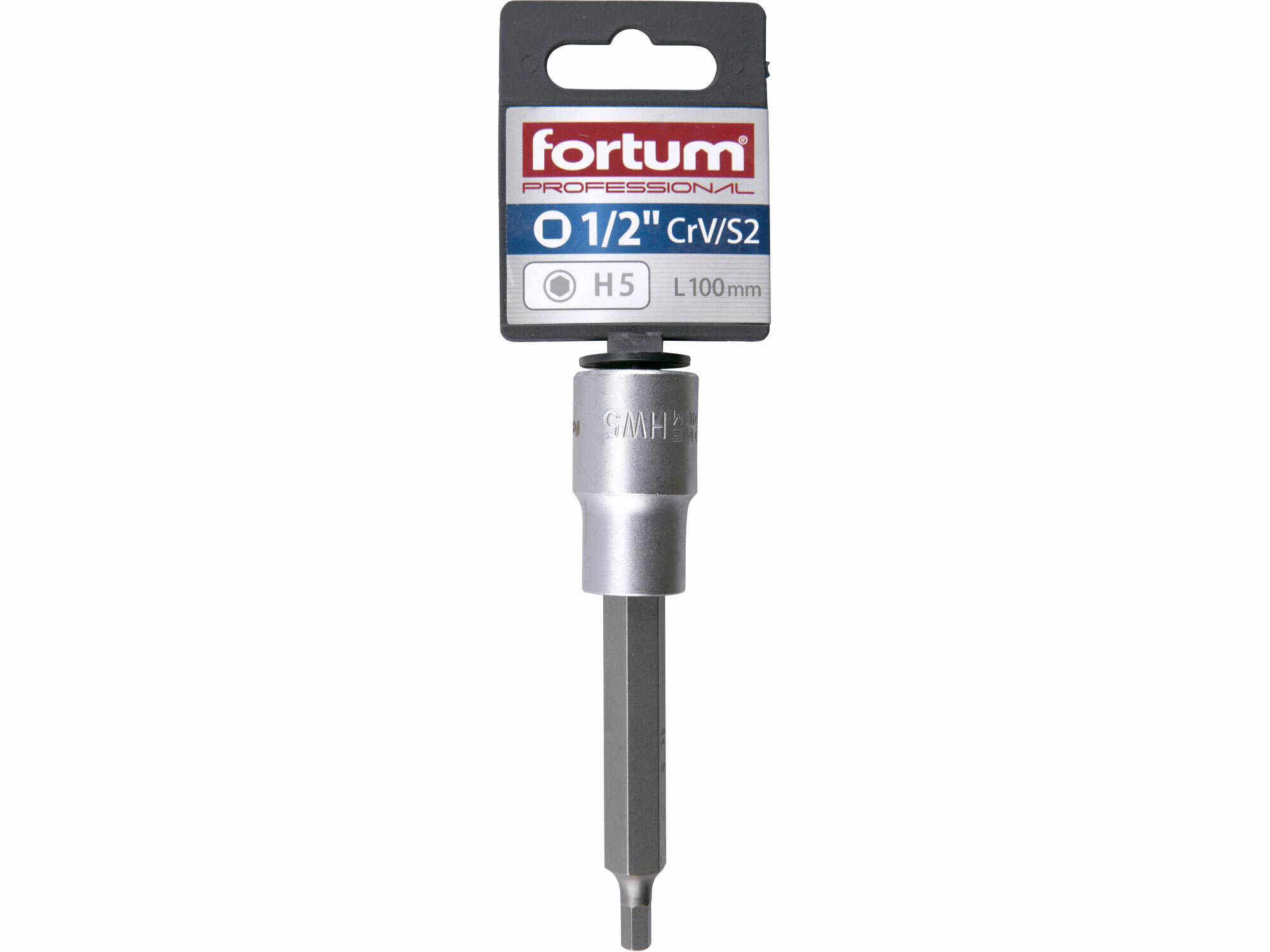FORTUM 4700625 Hlavica zástrčná imbus predĺžená, HX 5, 1/2”, L 100mm
