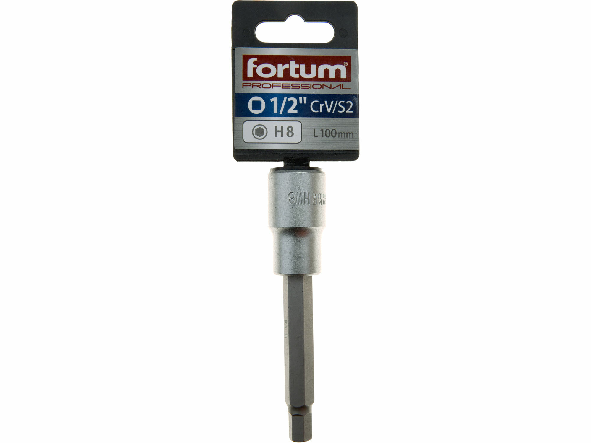 FORTUM 4700628 Hlavica zástrčná imbus predĺžená, HX 8, 1/2”, L 100mm