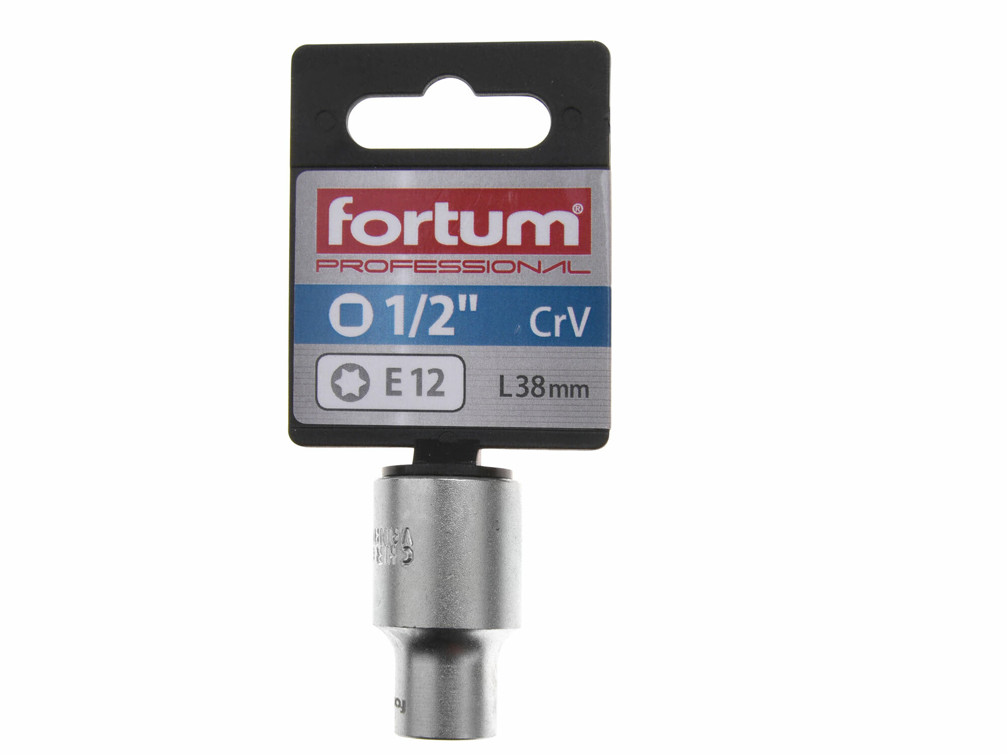 FORTUM 4700701 Kľúč nástrčný TORX, E12, 1/2”