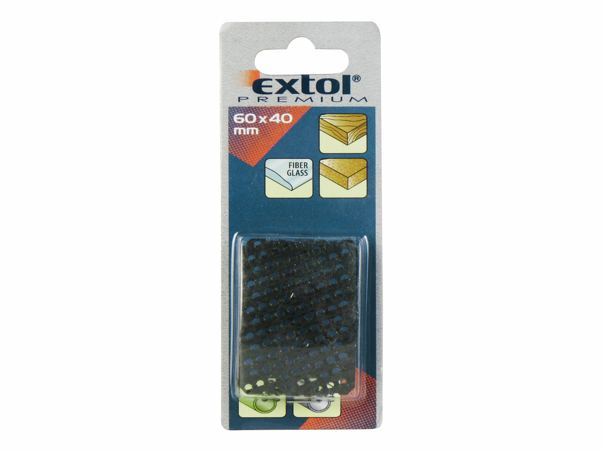 EXTOL PREMIUM 8847101 Plátok náhradný pre rašpľu na sádrokartón 8847100, 60x40mm