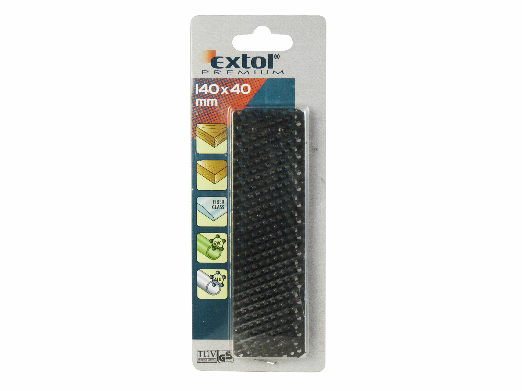 EXTOL PREMIUM 8847121 Plátok pre rašpľu na sádrokartón 8847120, 140x40mm