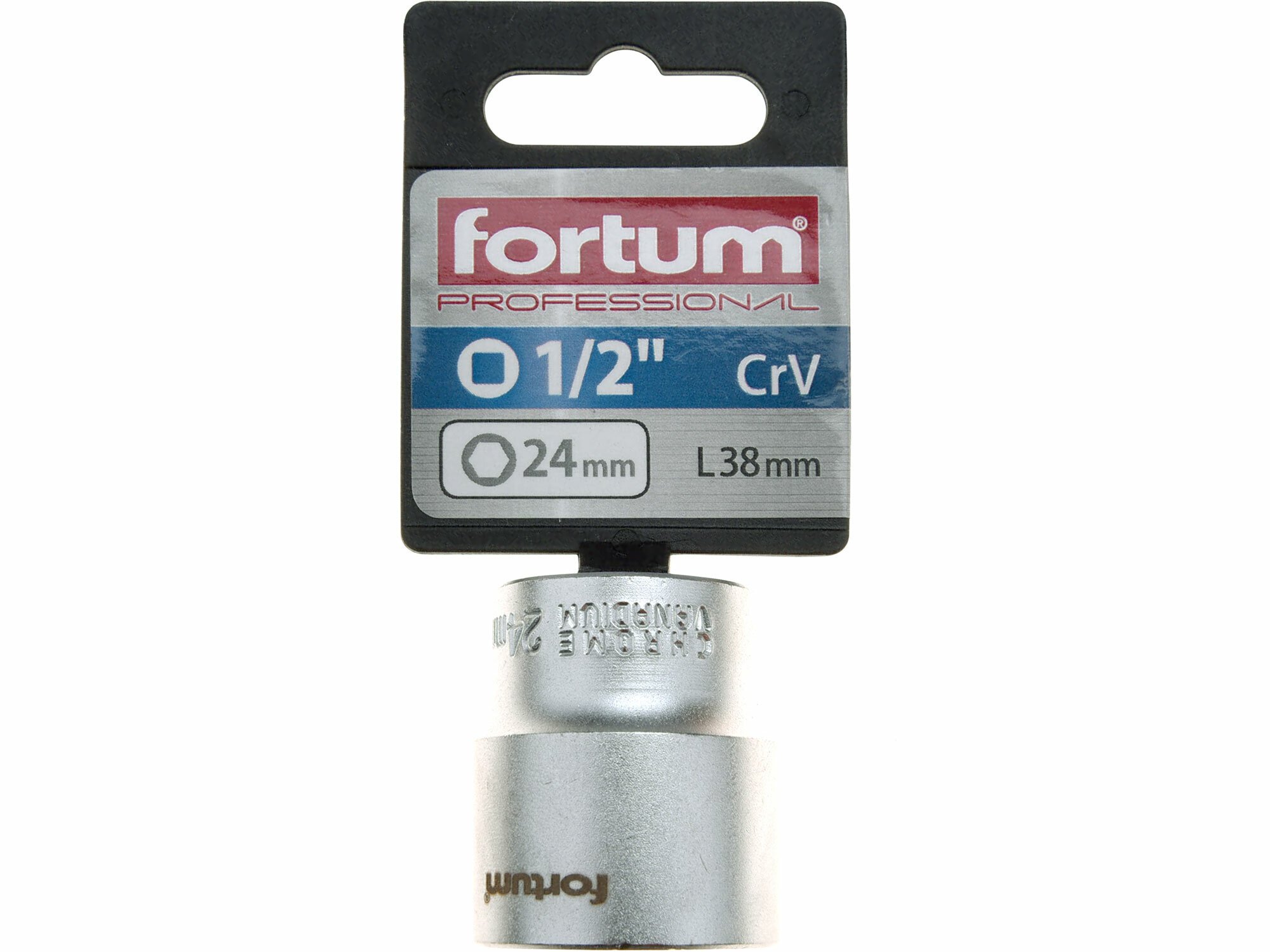 FORTUM 4700424 Kľúč nástrčný, 24mm, 1/2”