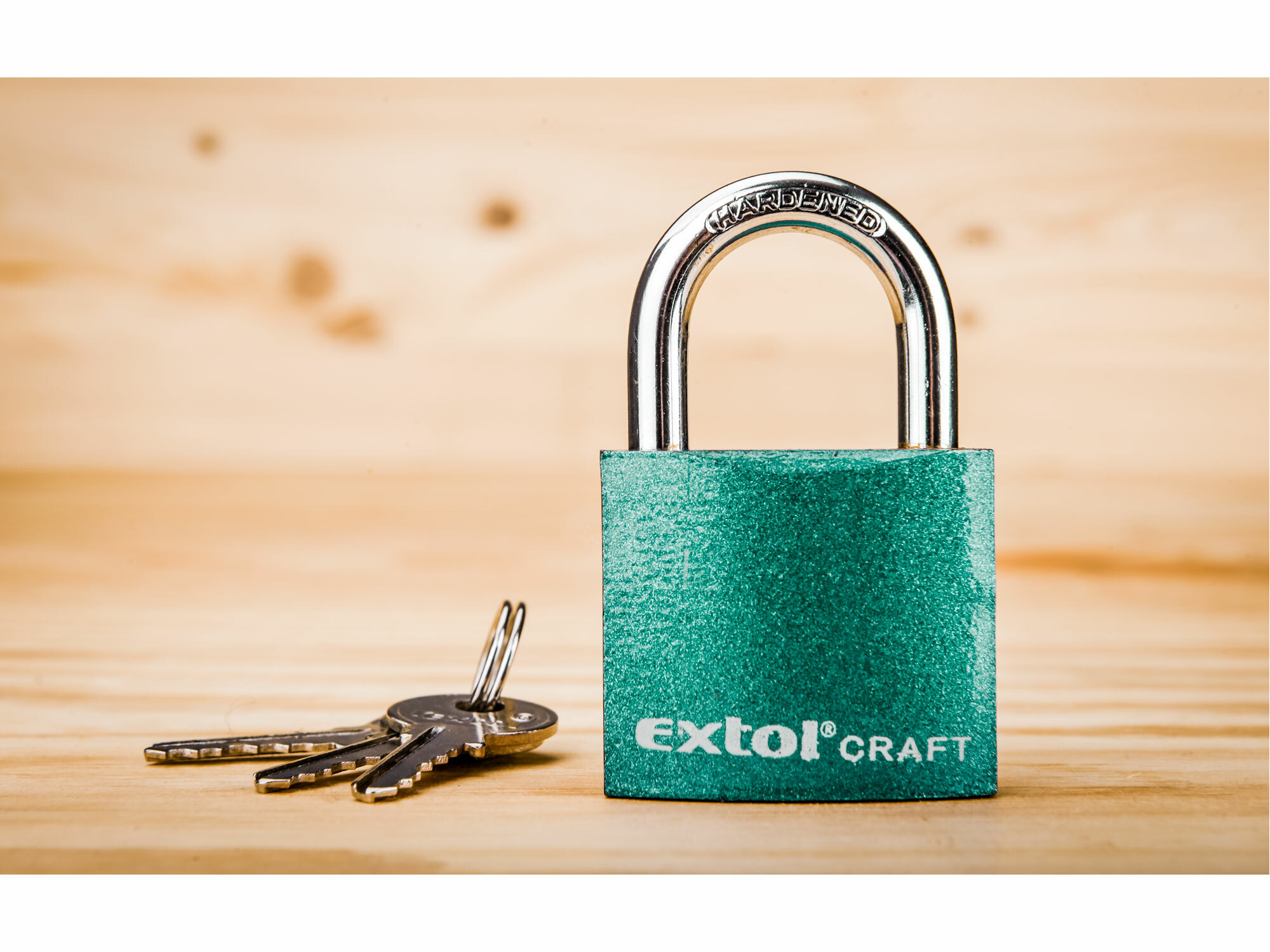 EXTOL CRAFT 77010 Zámok visací liatinový, 3 kľúče, 32mm