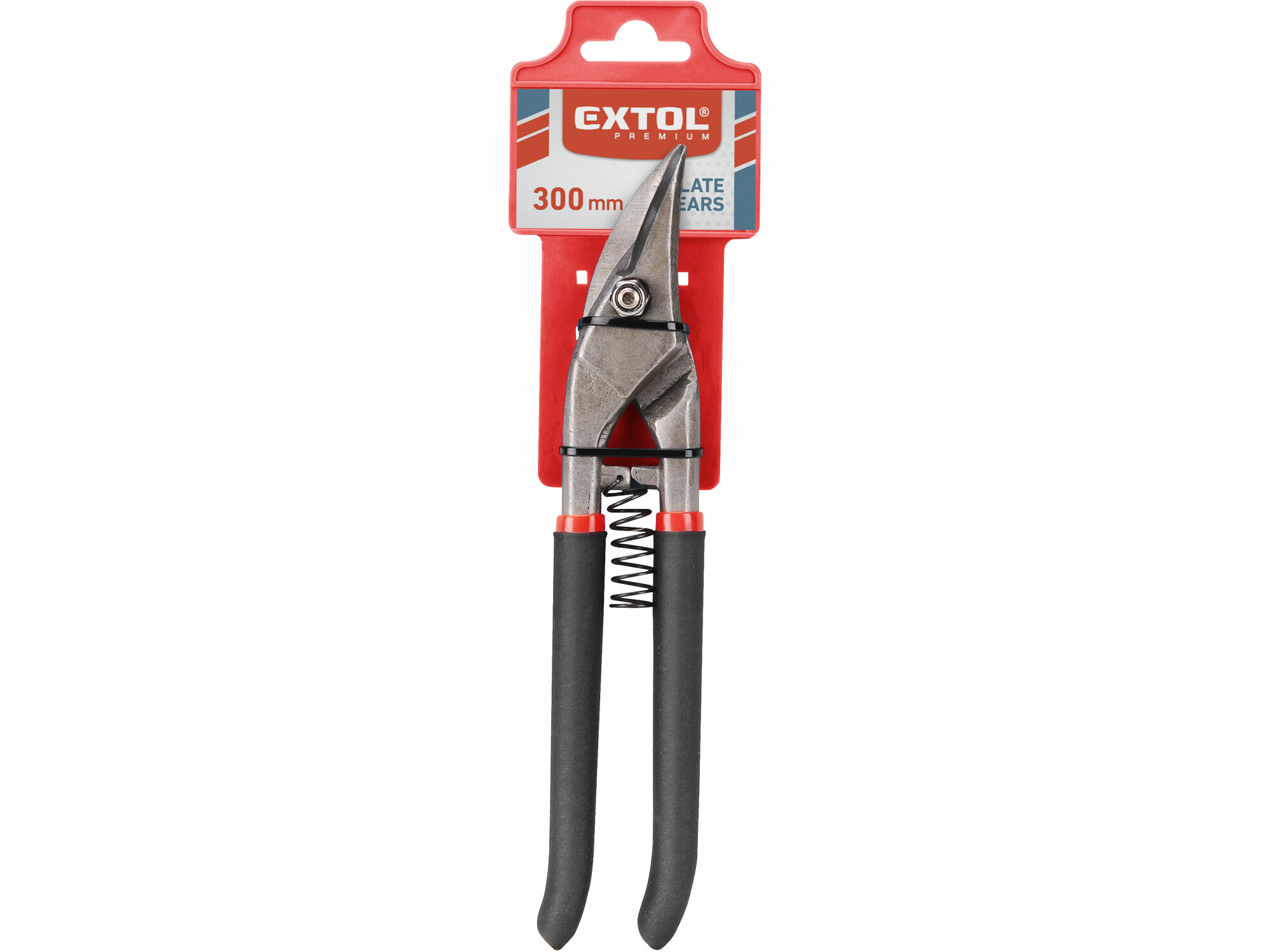 EXTOL PREMIUM 8813615 Nožnice na plech masívne, 300mm, vyhnuté