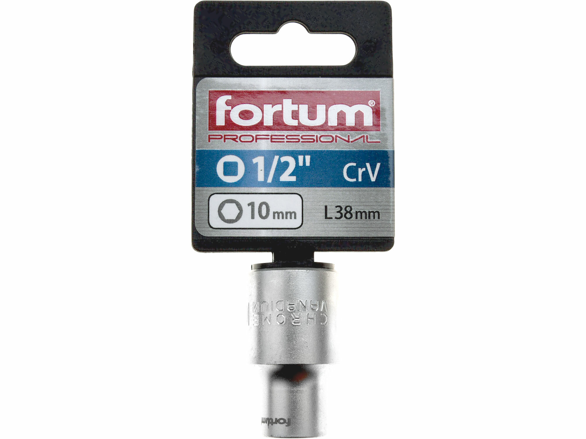 FORTUM 4700410 Kľúč nástrčný, 10mm, 1/2”