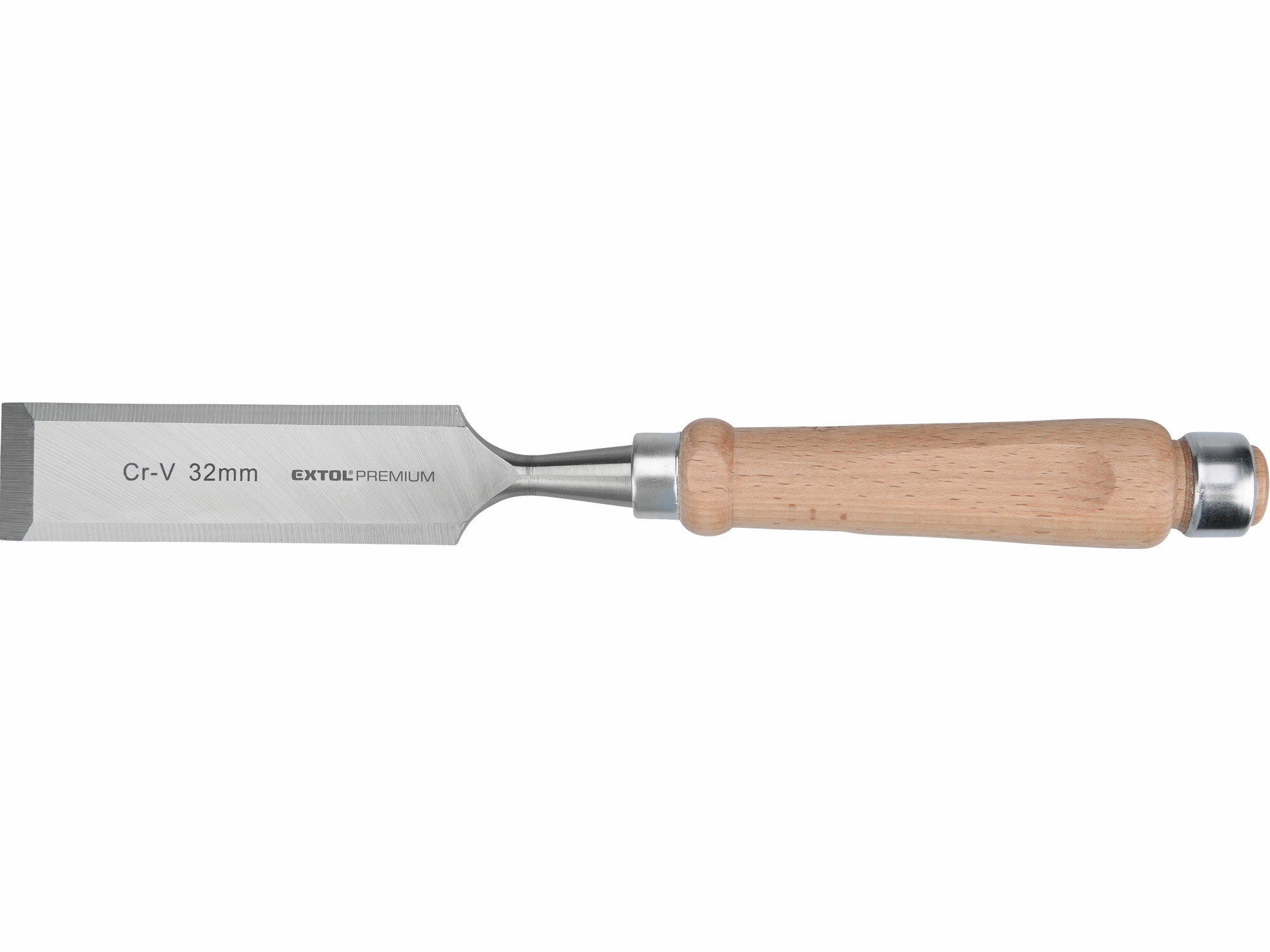 EXTOL PREMIUM 8812332 Dláto, drevená rukoväť, 32mm, dĺžka 290mm