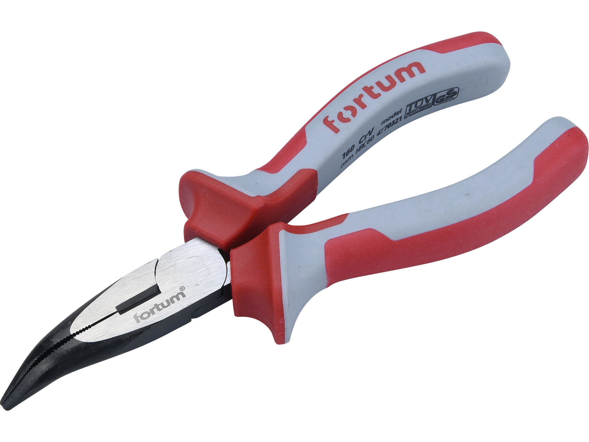 Fortum Kliešte pologuľaté zahnuté, 160mm