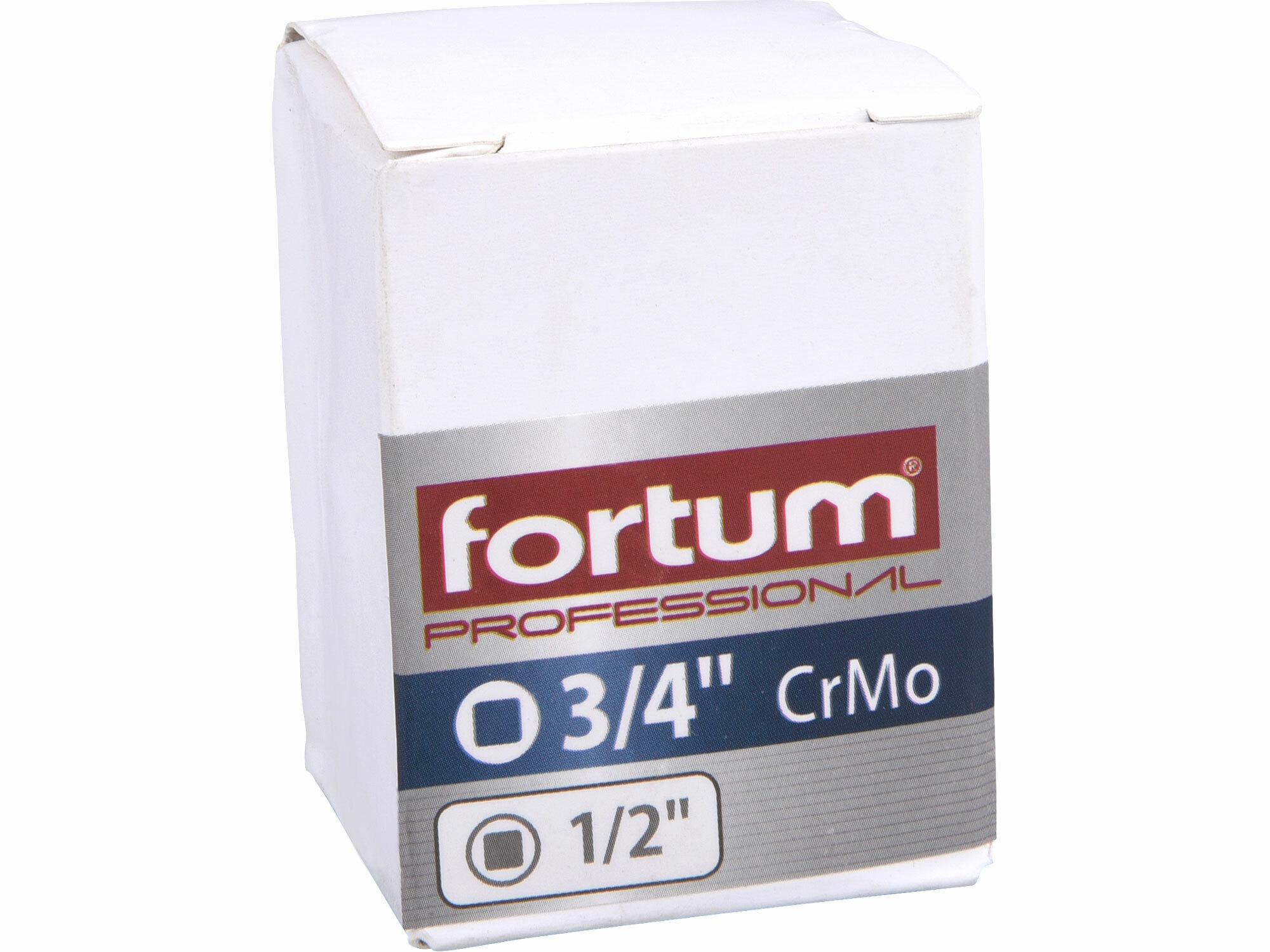 FORTUM 4703108 Adaptér, vnútorný 3/4” na vonkajší 1/2”, dĺžka 52mm