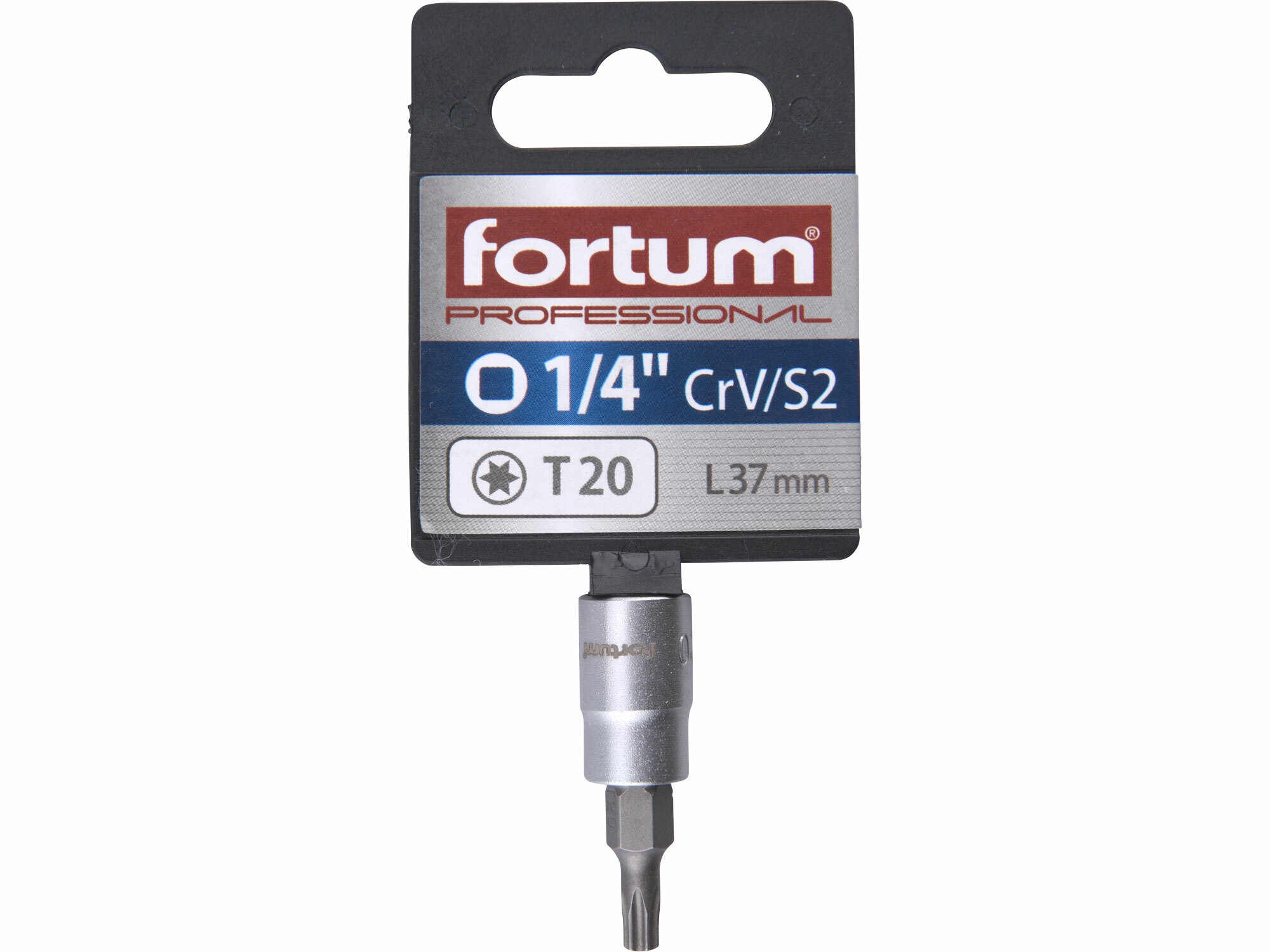 FORTUM 4701722 Hlavica zástrčná TORX, TX20, 1/4”