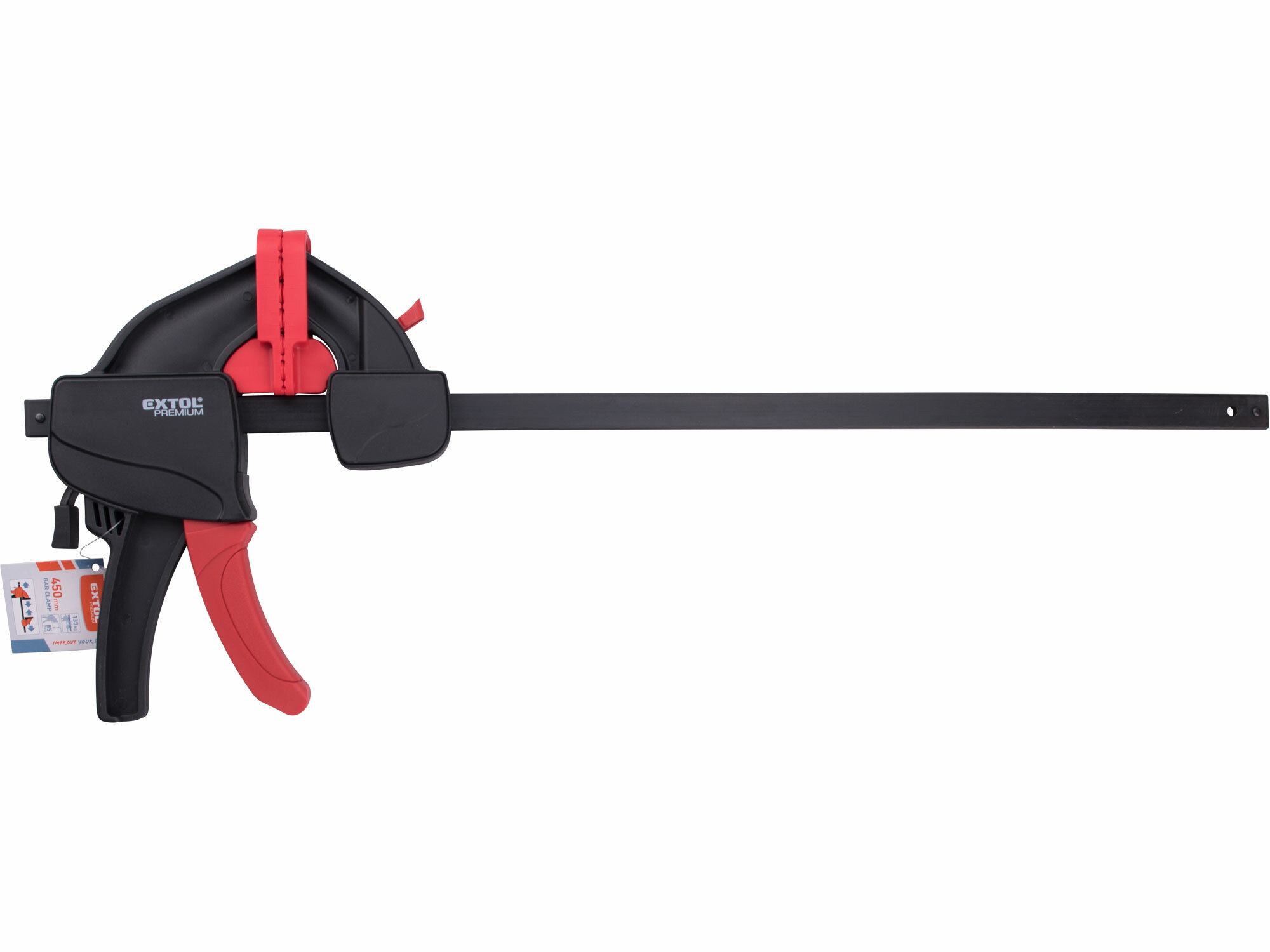 EXTOL PREMIUM 8815214 Svorka a rozpera rýchloupínacia, 450mm, max. upínacia sila 130kg