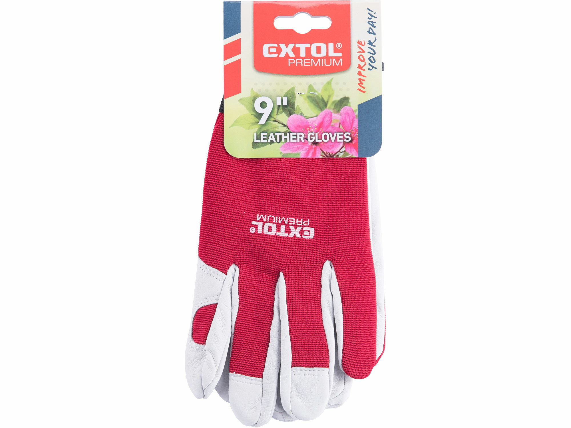 EXTOL PREMIUM 8856656 Rukavice koža/syntetická tkanina - SPANDEX, 9"