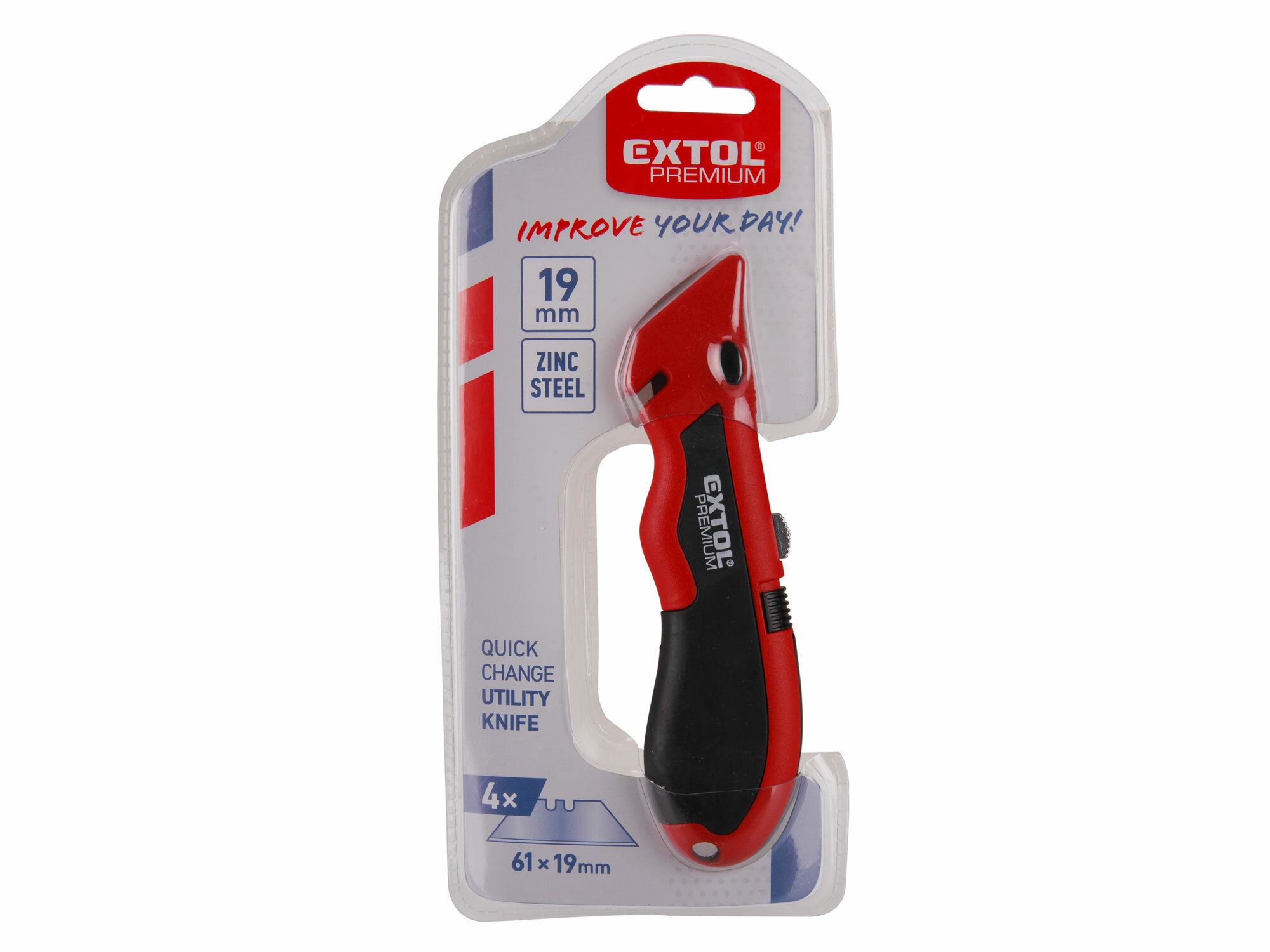 EXTOL PREMIUM 8855001 Nôž univerzálny zasúvací 19mm, 5 britov
