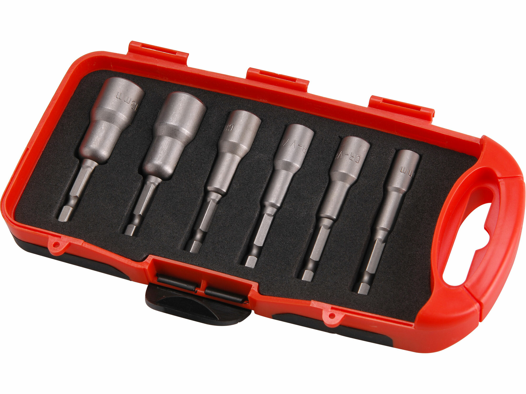 EXTOL PREMIUM 8819630 Hlavice nástrčné magnetické so 6-hrannou stopkou 1/4", sada 6ks, 6-13mm