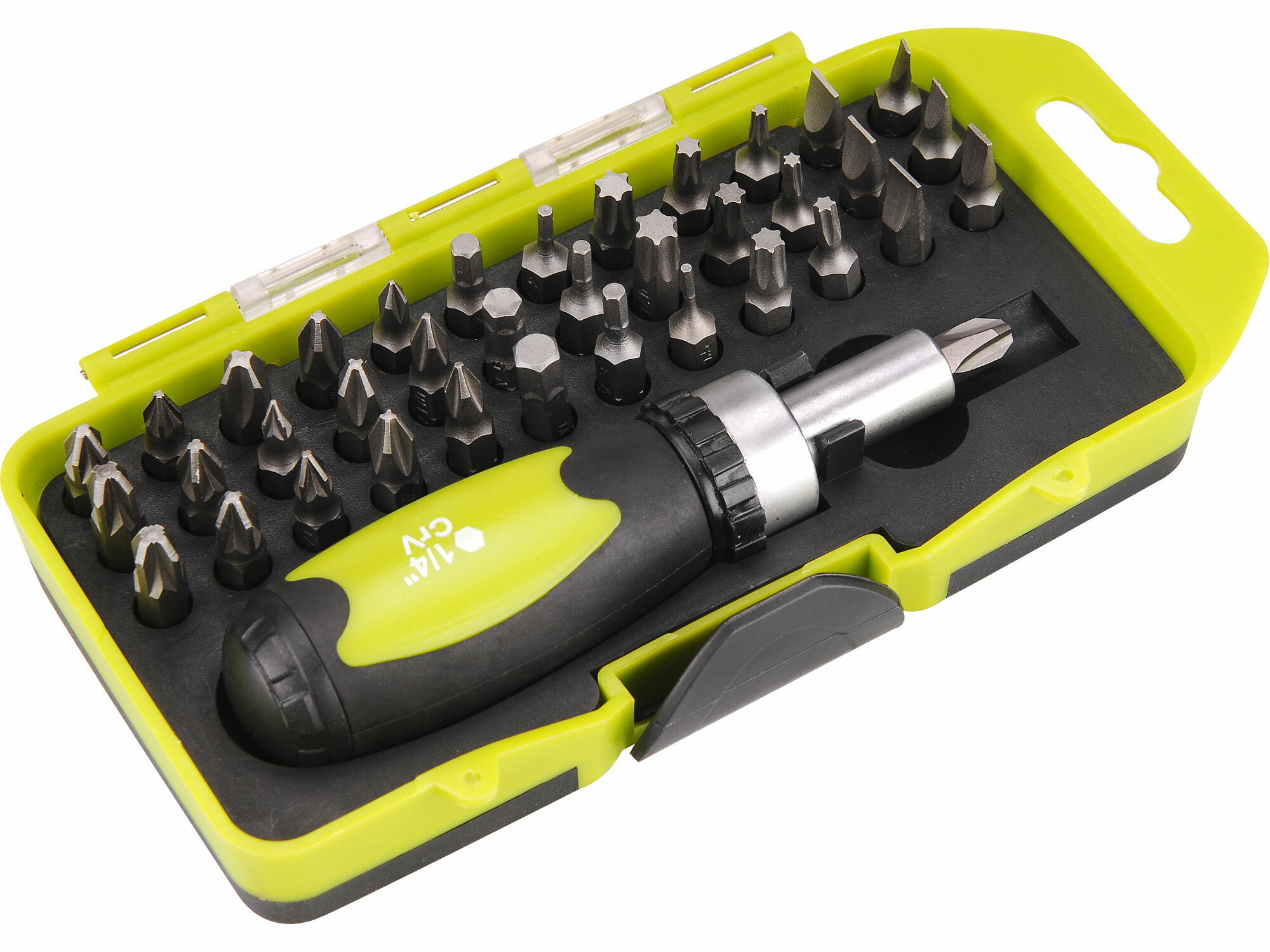 EXTOL CRAFT 53092 Skrutkovač na bity račňový, magnetický, 38-dielna sada