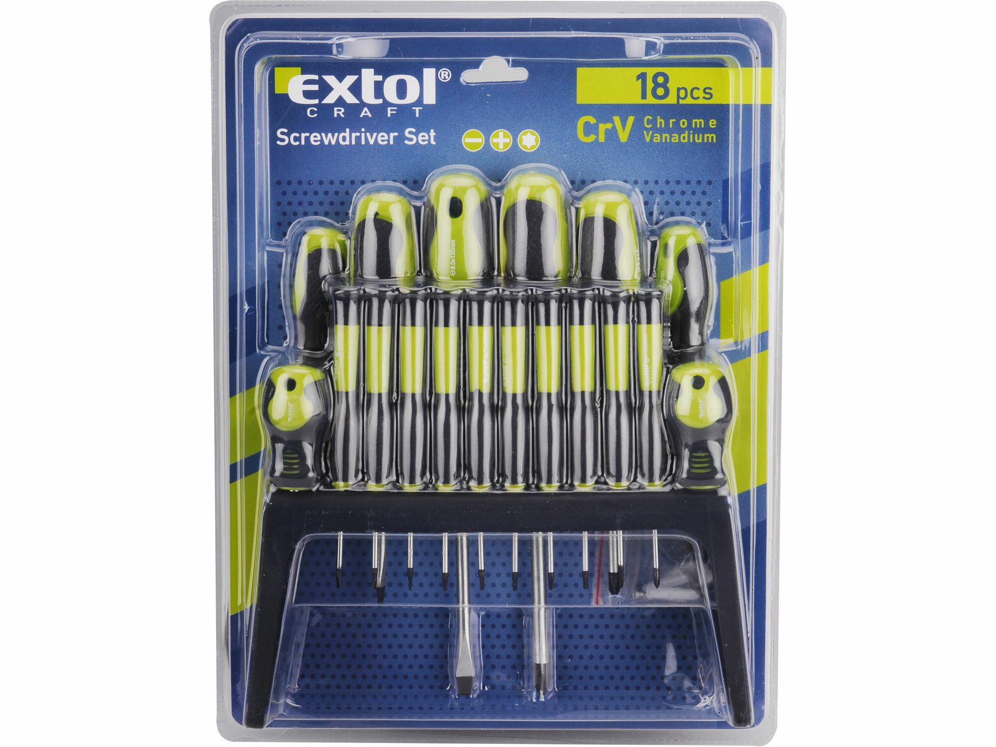 EXTOL CRAFT 53145 Skrutkovače magnetické, 18-dielna sada