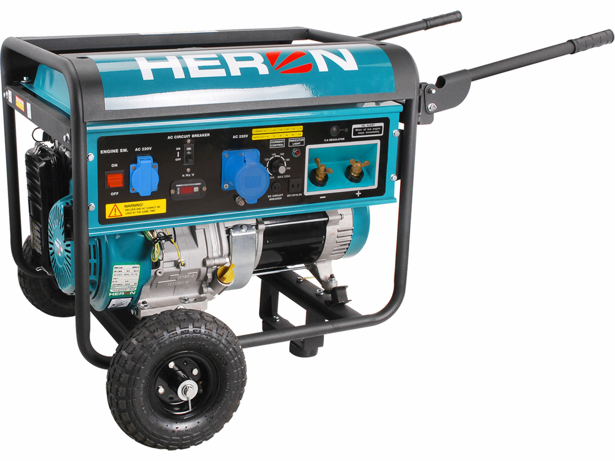 HERON 8896310 Elektrocentrála benzínová so zváračkou 220A, 1F, 5,5kW