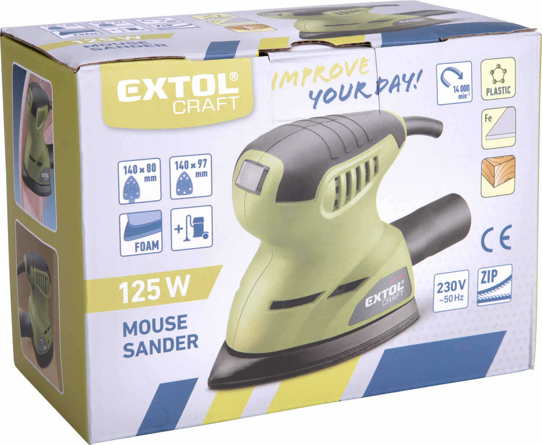 EXTOL CRAFT 407130 Brúska vibračná deltová, príkon 125W