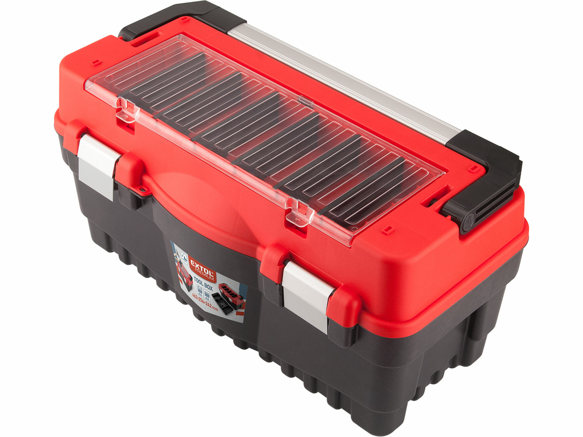 EXTOL PREMIUM 8856081 Kufor na náradie plastový, 547x271x278mm