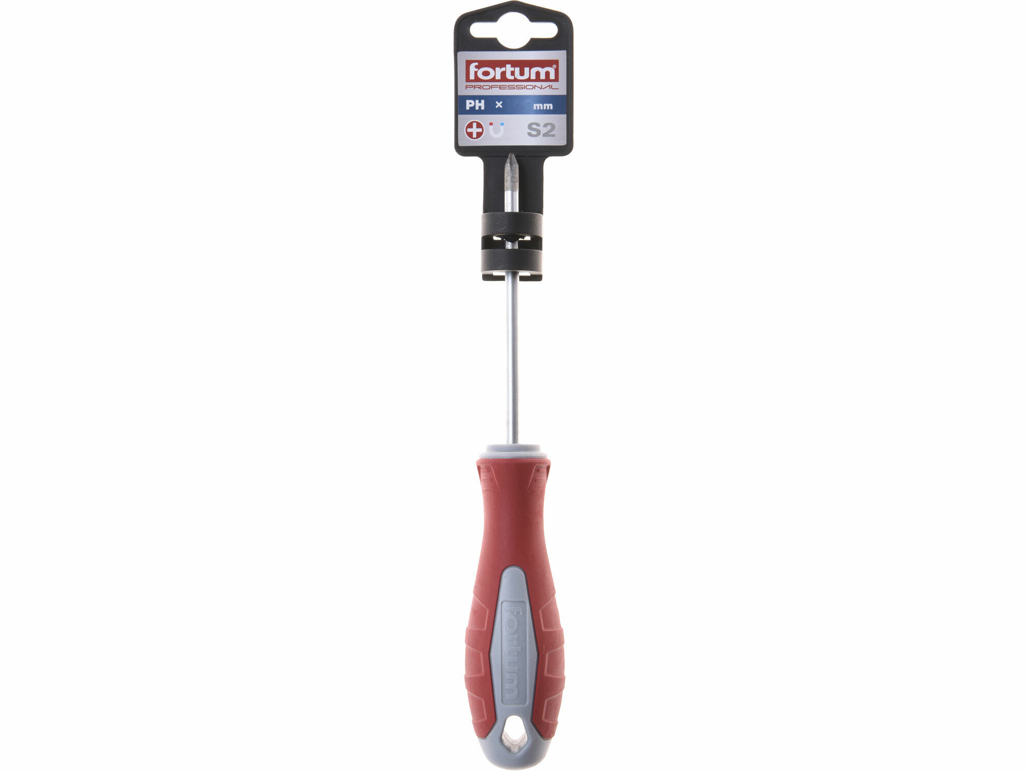 FORTUM 4740207 Skrutkovač krížový, PH2 x 125mm