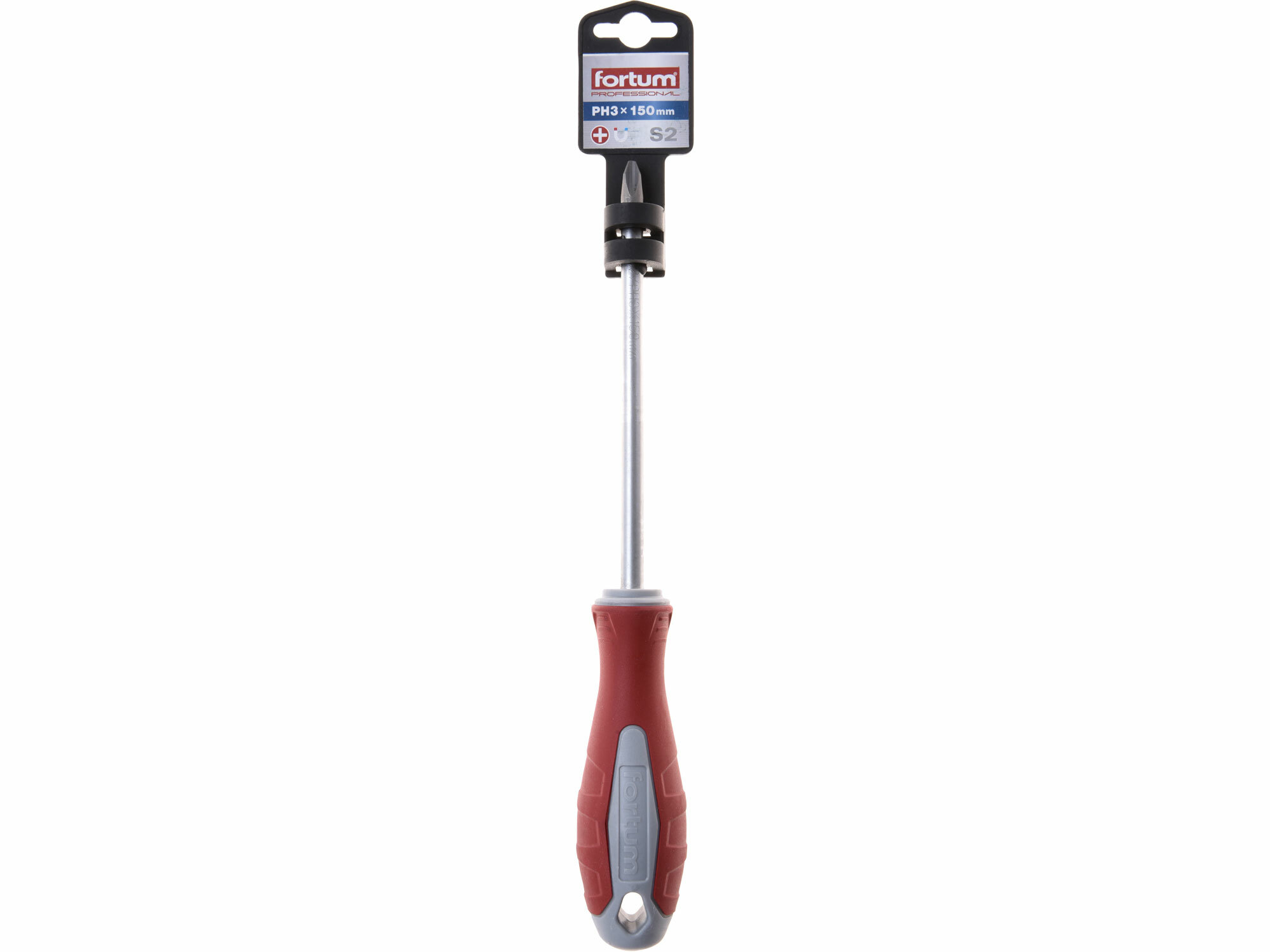 FORTUM 4740210 Skrutkovač krížový, PH3 x 150mm