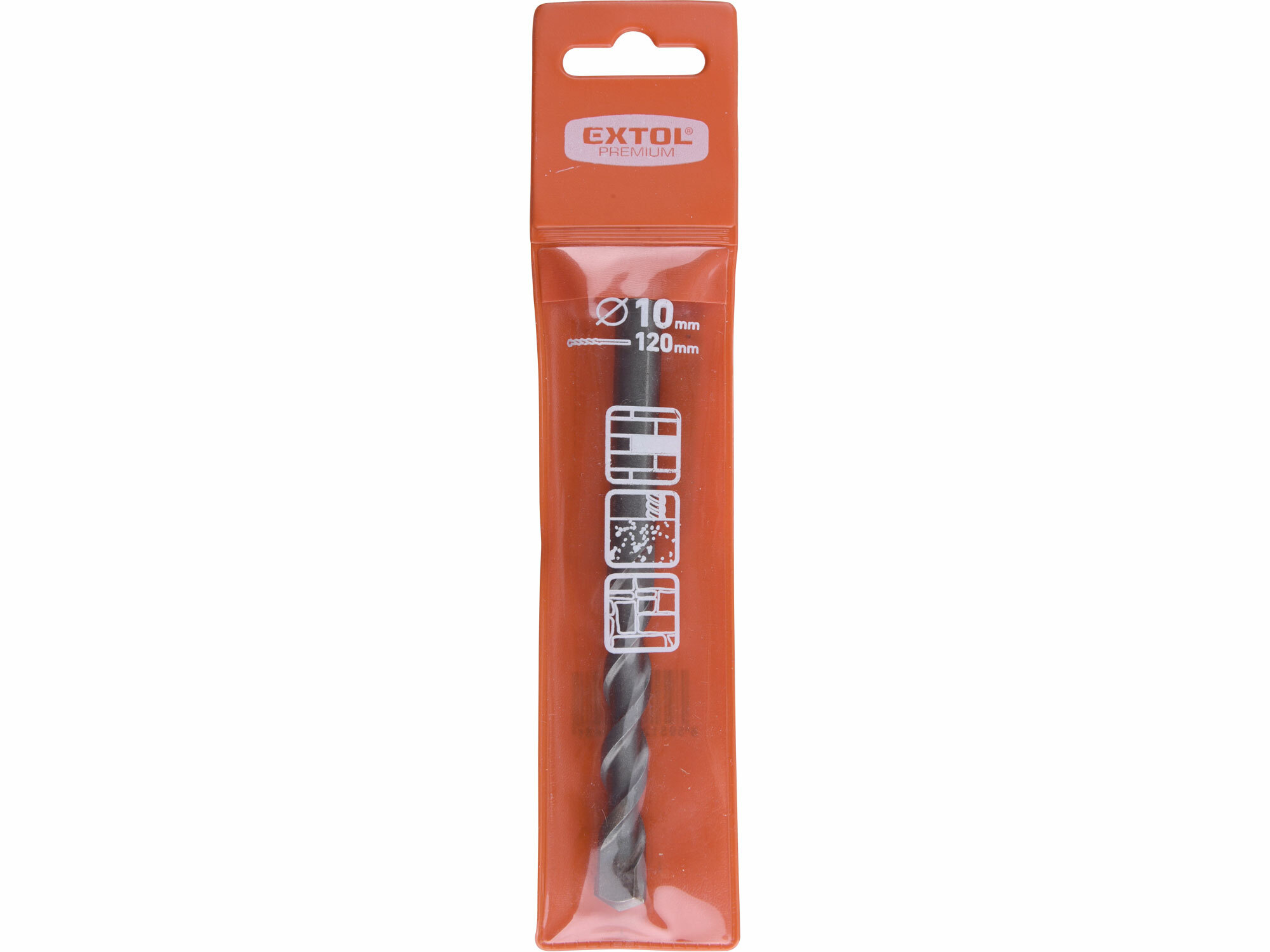 EXTOL PREMIUM 8801311 Vrták do betónu s valcovou stopkou, Ø10x120mm