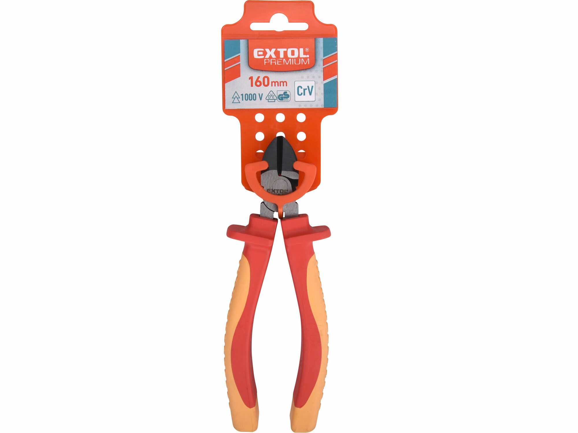 EXTOL PREMIUM 8813175 Kliešte pologuľaté priame 1000V, VDE, 160mm