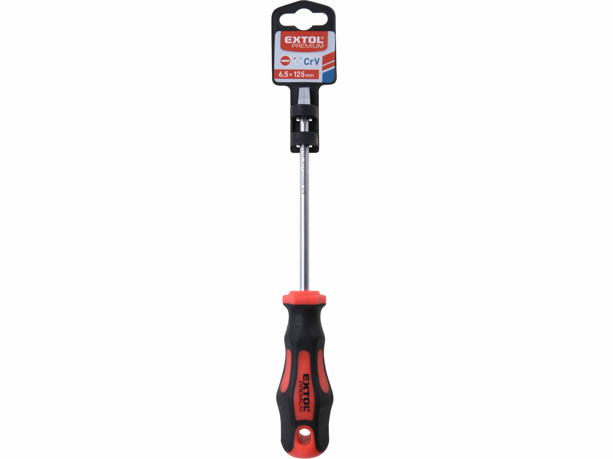EXTOL PREMIUM 8819226 Skrutkovač plochý, magnetický, 6,5 x 125mm