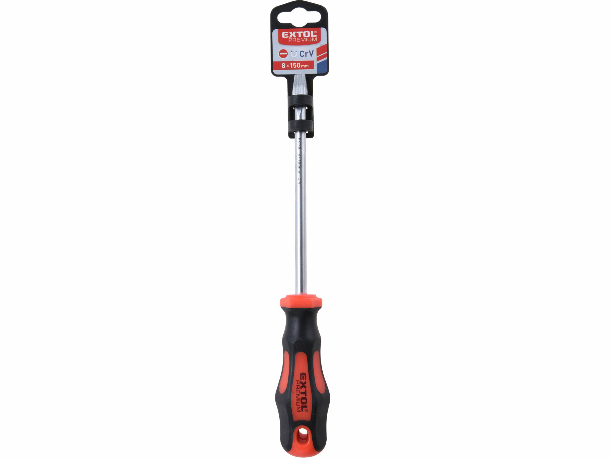 EXTOL PREMIUM 8819228 Skrutkovač plochý, magnetický, 8 x 150mm