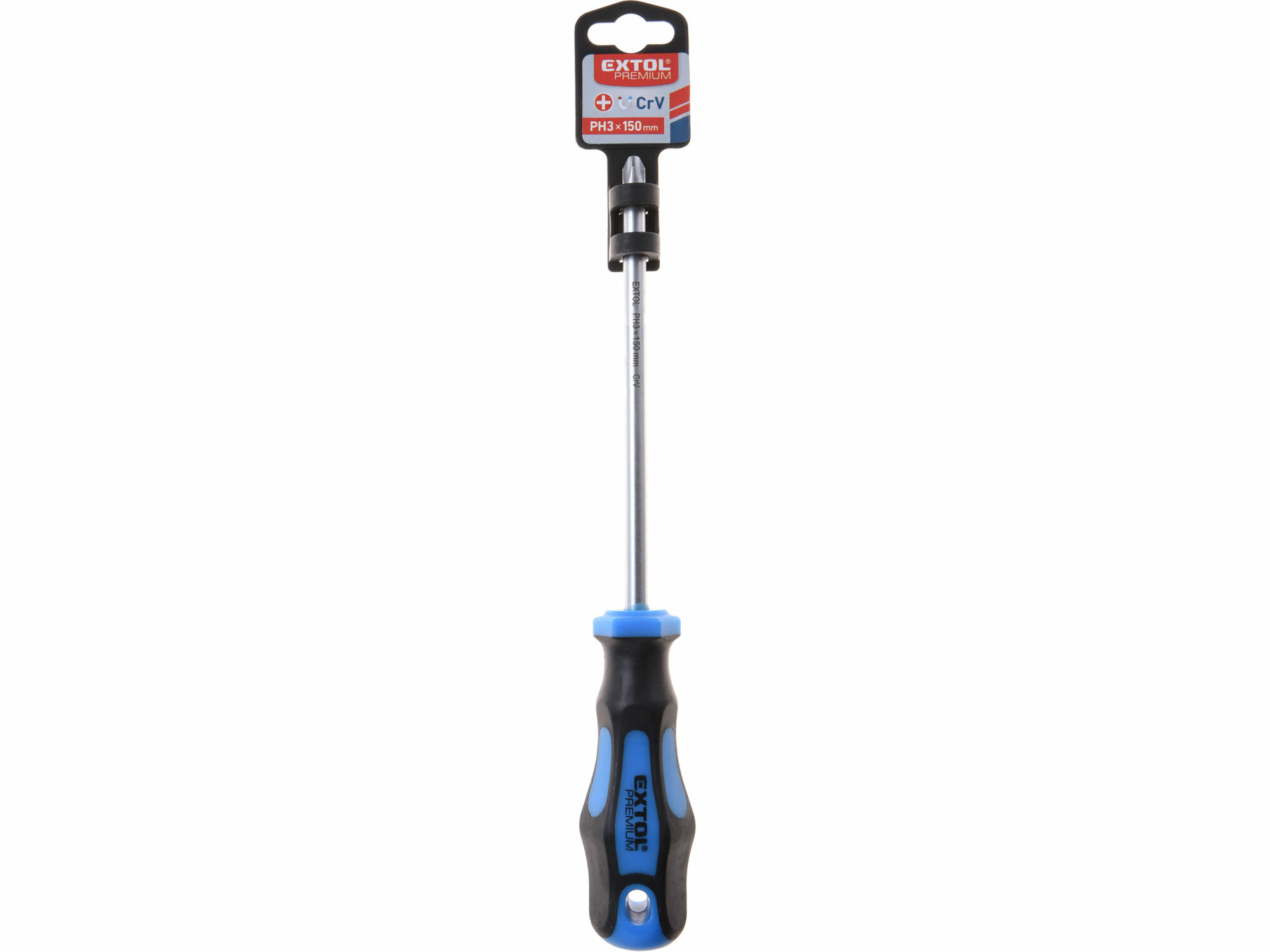 EXTOL PREMIUM 8819233 Skrutkovač krížový PH, magnetický, PH3 x 150mm