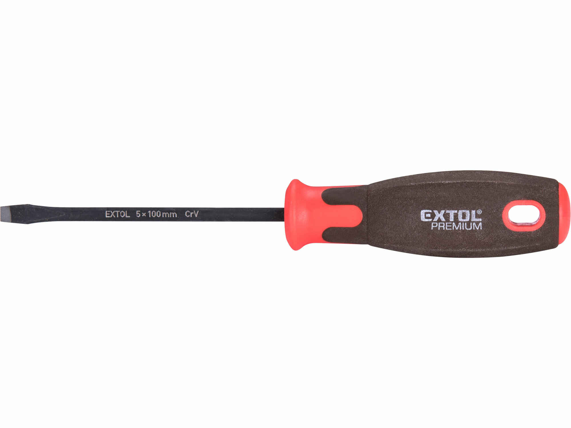 EXTOL PREMIUM 8819265 Skrutkovač plochý, magnetický, 5 x 100mm
