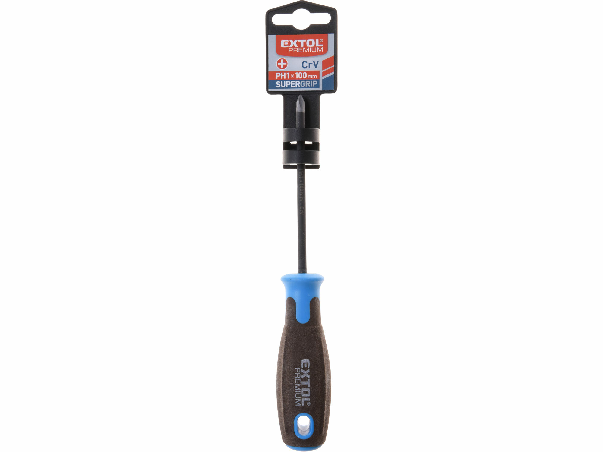 EXTOL PREMIUM 8819271 Skrutkovač krížový PH, magnetický, PH1 x 100mm