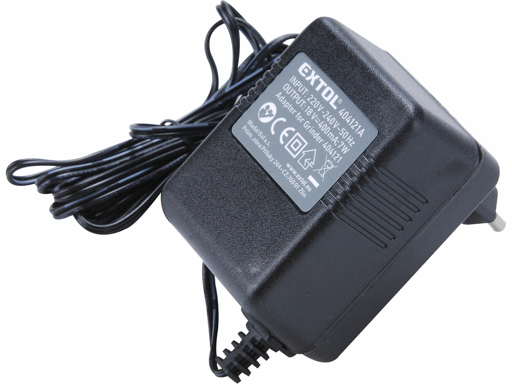 EXTOL CRAFT 404121A Transformátor 18V, pre mini brúsku 404121
