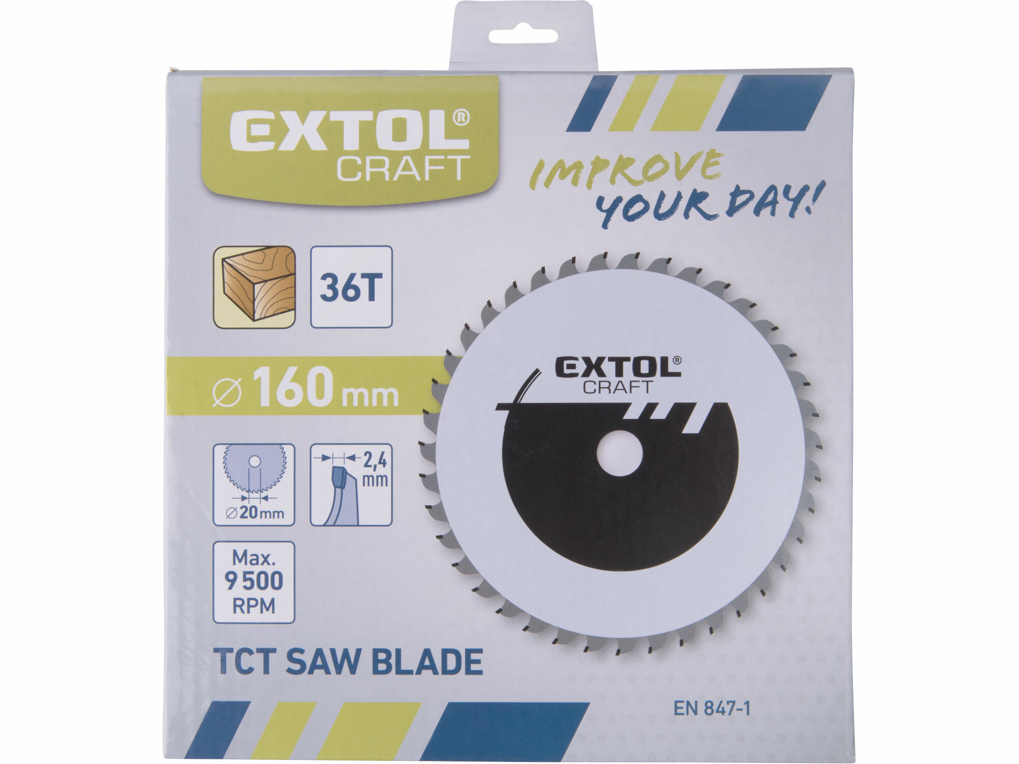 EXTOL CRAFT 19104 Kotúč pílový s SK plátkami, 160x1,4x30mm, 36z