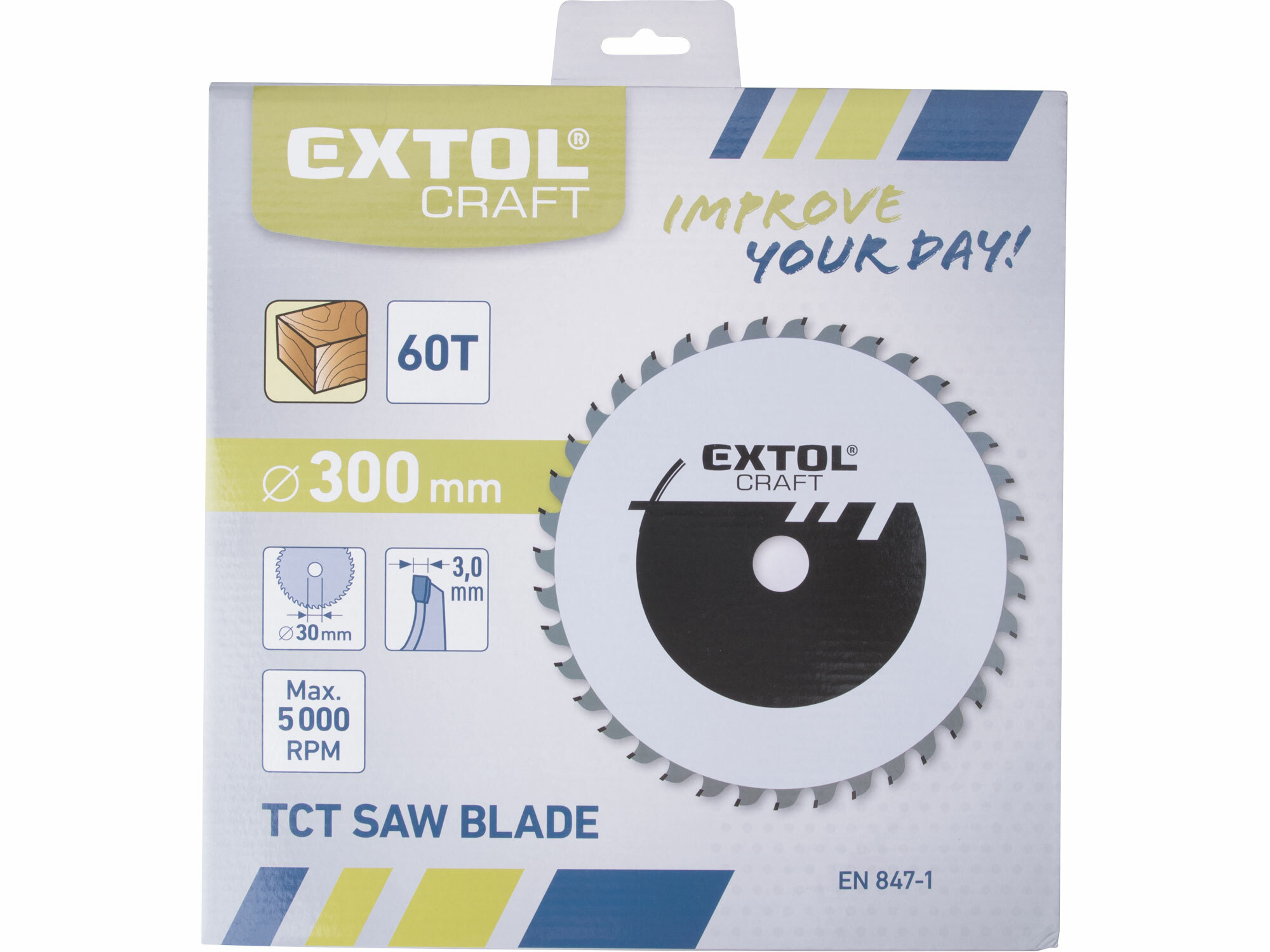 EXTOL CRAFT 19116 Kotúč pílový s SK plátkami, 300x2,0x30mm, 60z