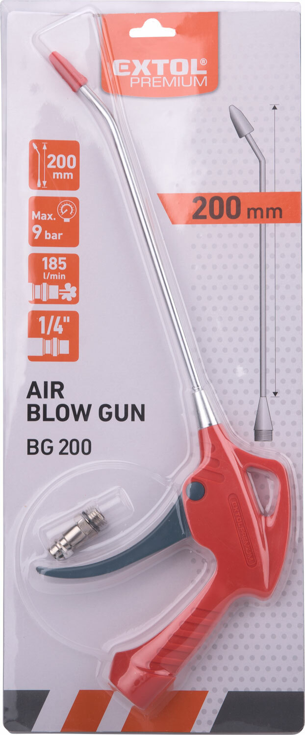 EXTOL PREMIUM 8865062 Pištoľ ofukovacia, dýza 20cm