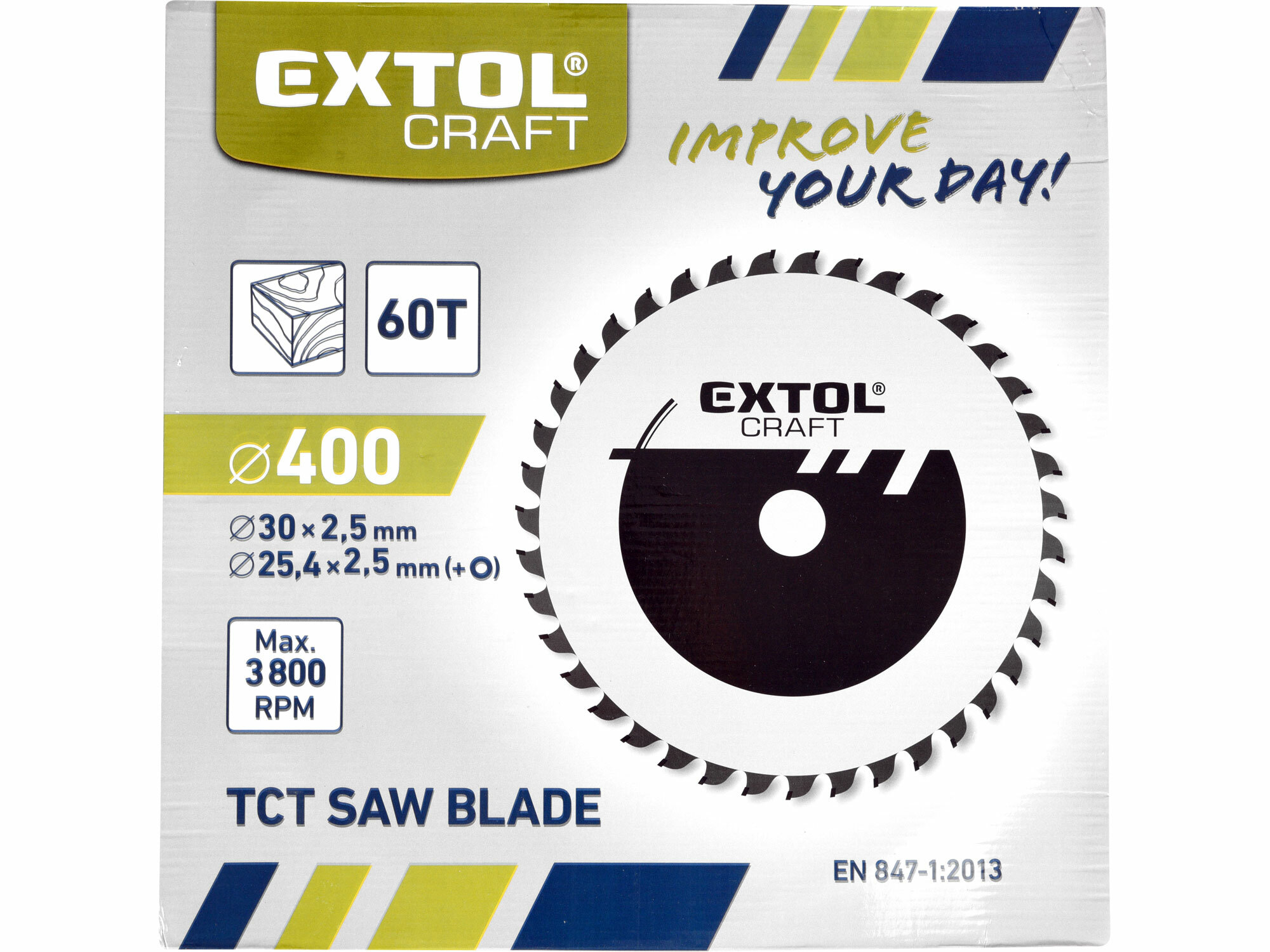 EXTOL CRAFT 19122 Kotúč pílový s SK plátkami, 400x2,5x30mm, 60z