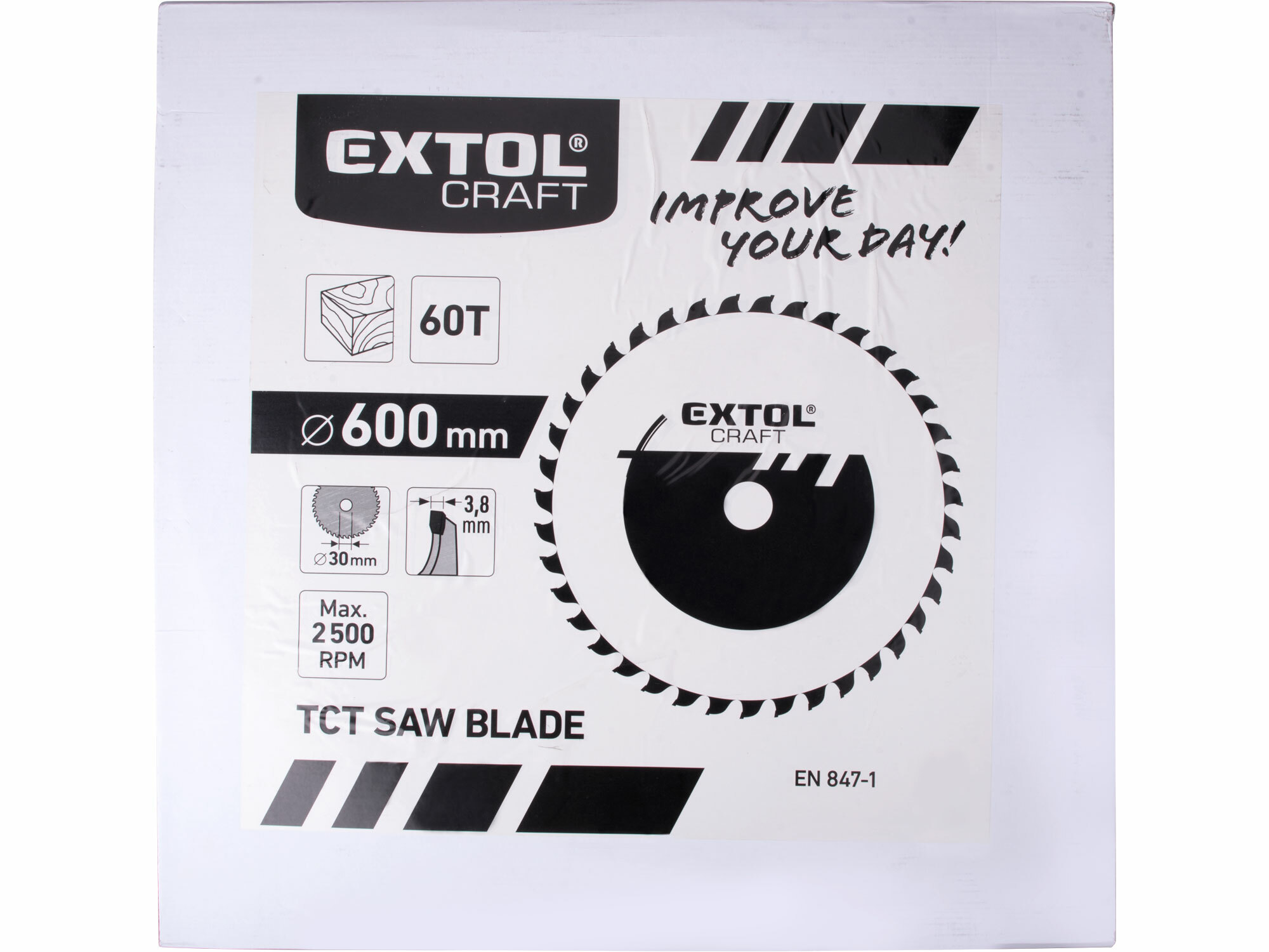 EXTOL CRAFT 19128 Kotúč pílový s SK plátkami, 600x3,0x30mm, 60z