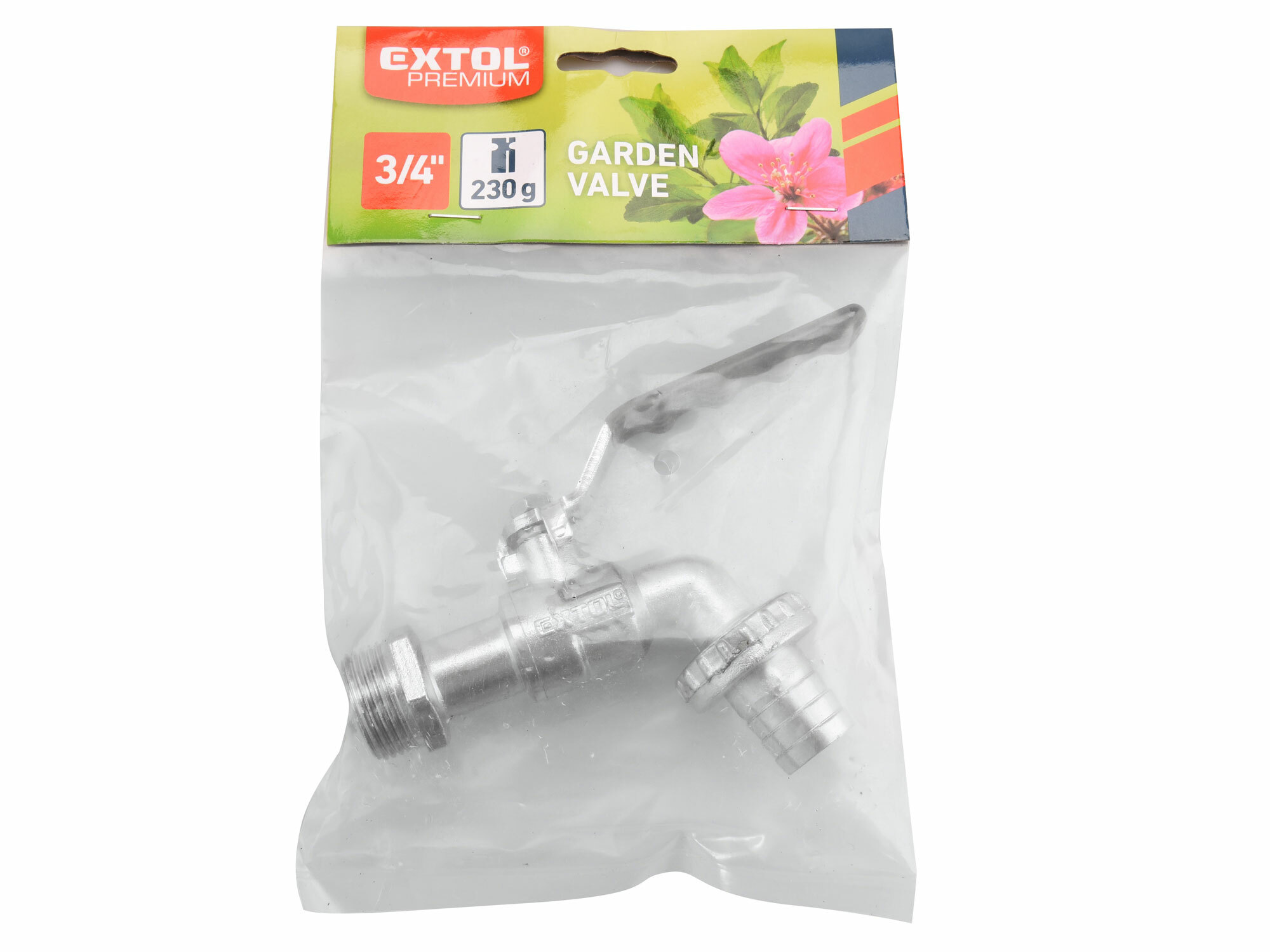 EXTOL PREMIUM 8876250 Záhradný ventil 1/2", zinková zliatina, 220g