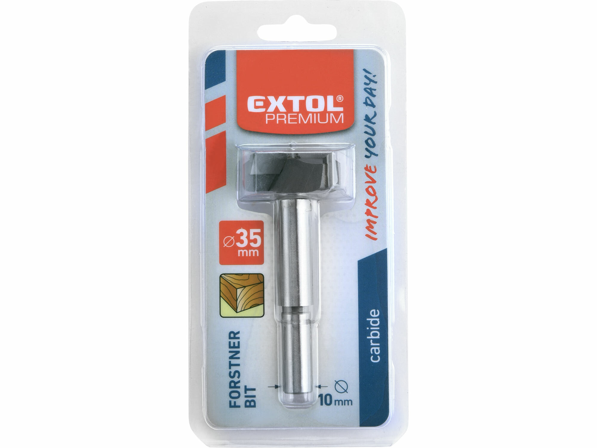 EXTOL PREMIUM 8802023 Sukovník HSS s SK plátkami, Ø35mm