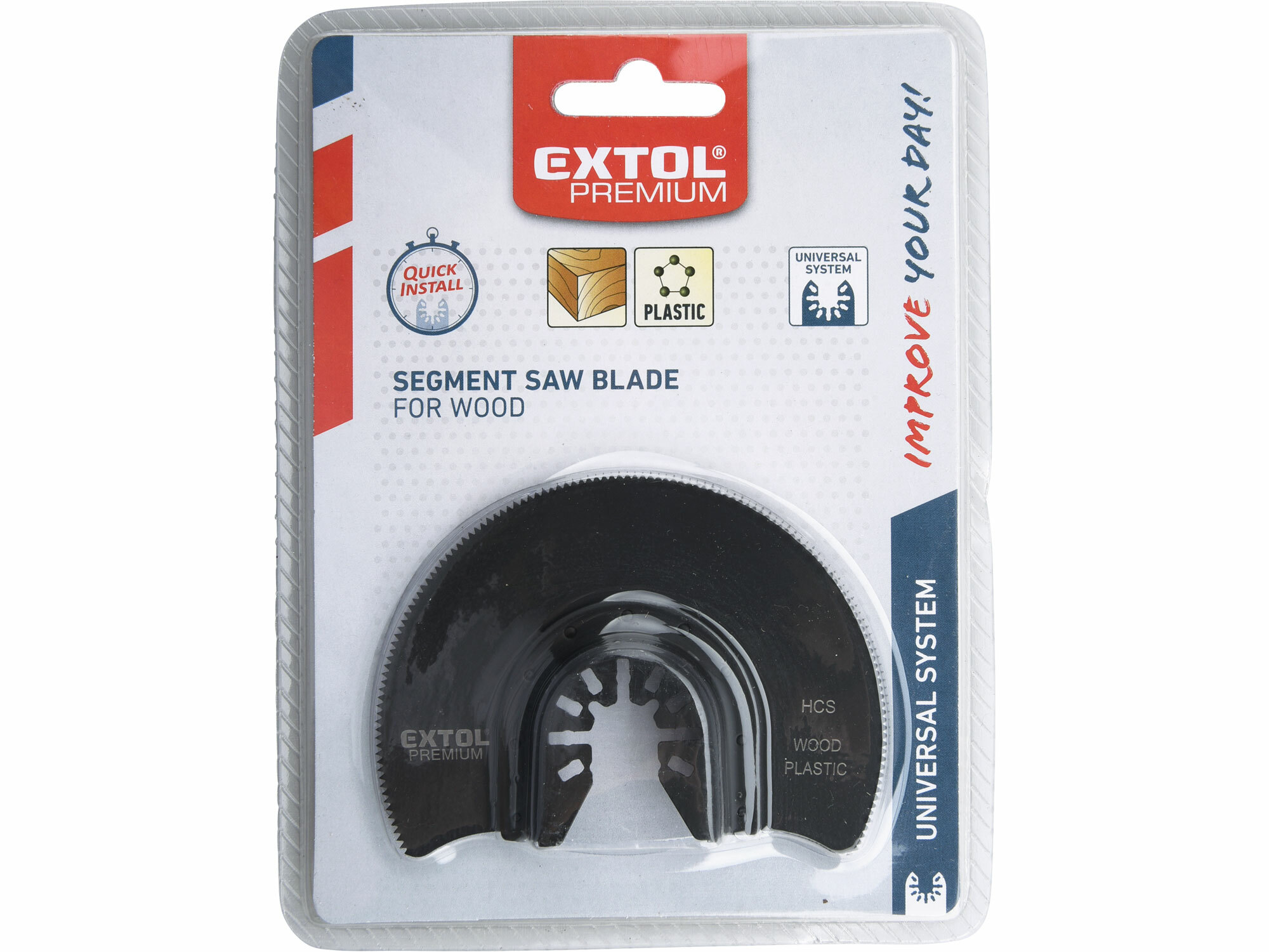 EXTOL PREMIUM 8803854 Kotúč pílový segmentový na drevo a plast 88mm, HCS