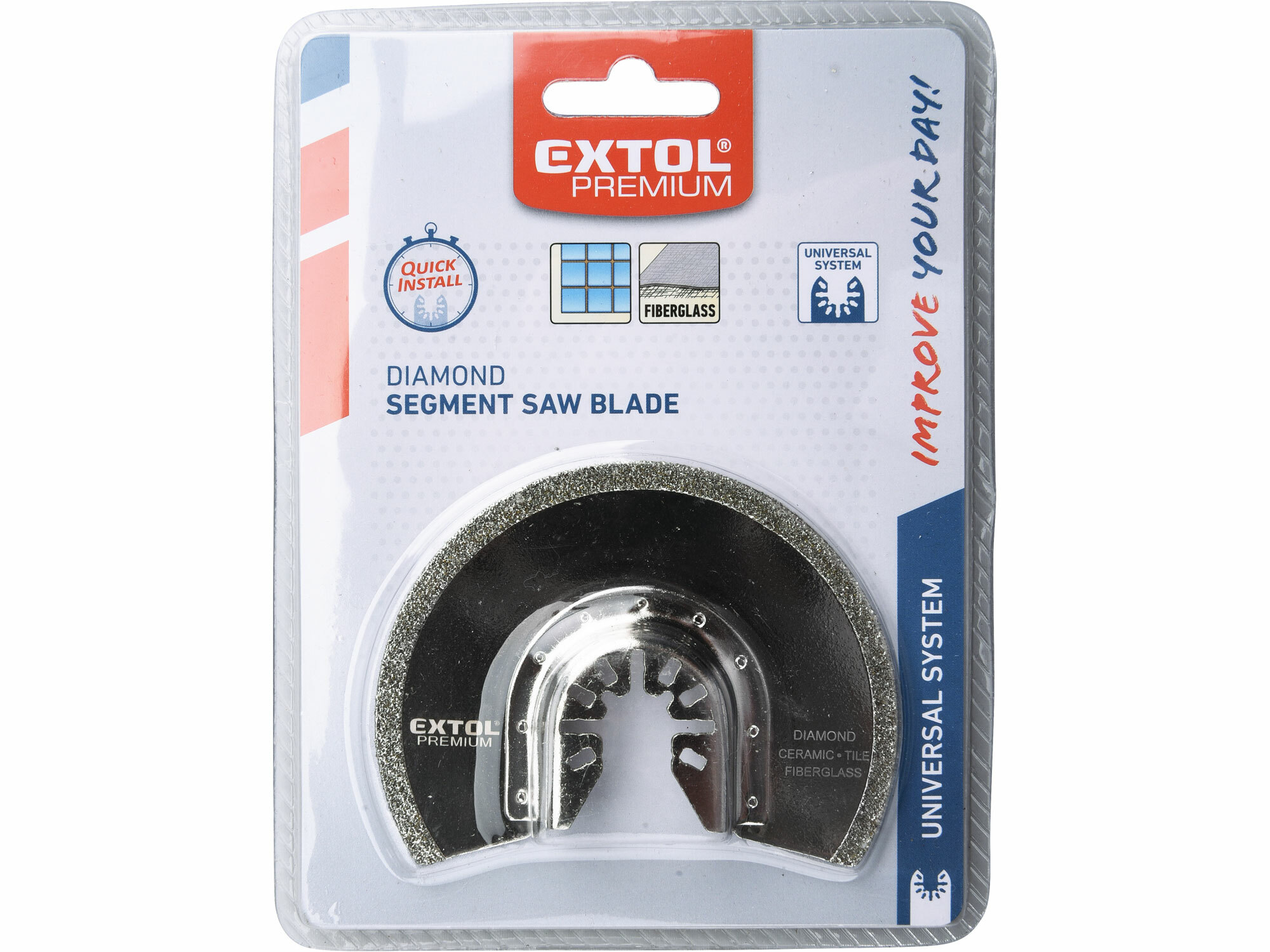 EXTOL PREMIUM 8803863 Kotúč segmentový na keramiku a sklenné vlákna 88mm, diamant