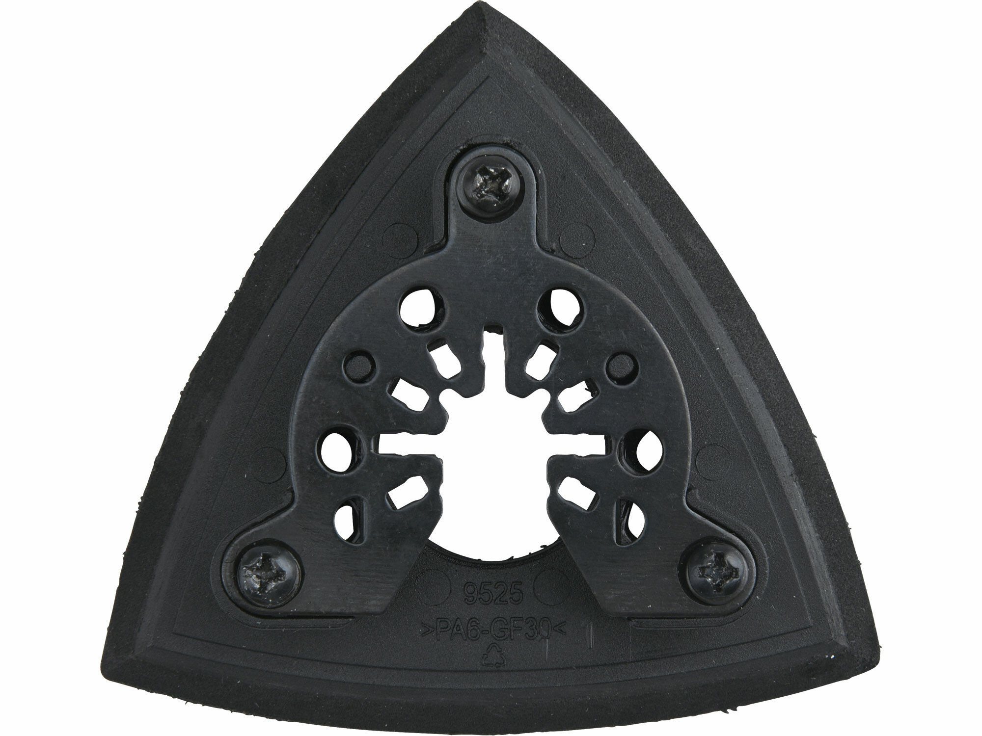EXTOL PREMIUM 8803865 Držiak brúsnych delta výsekov 90mm, suchý zips, 6 odsávacích otvorov