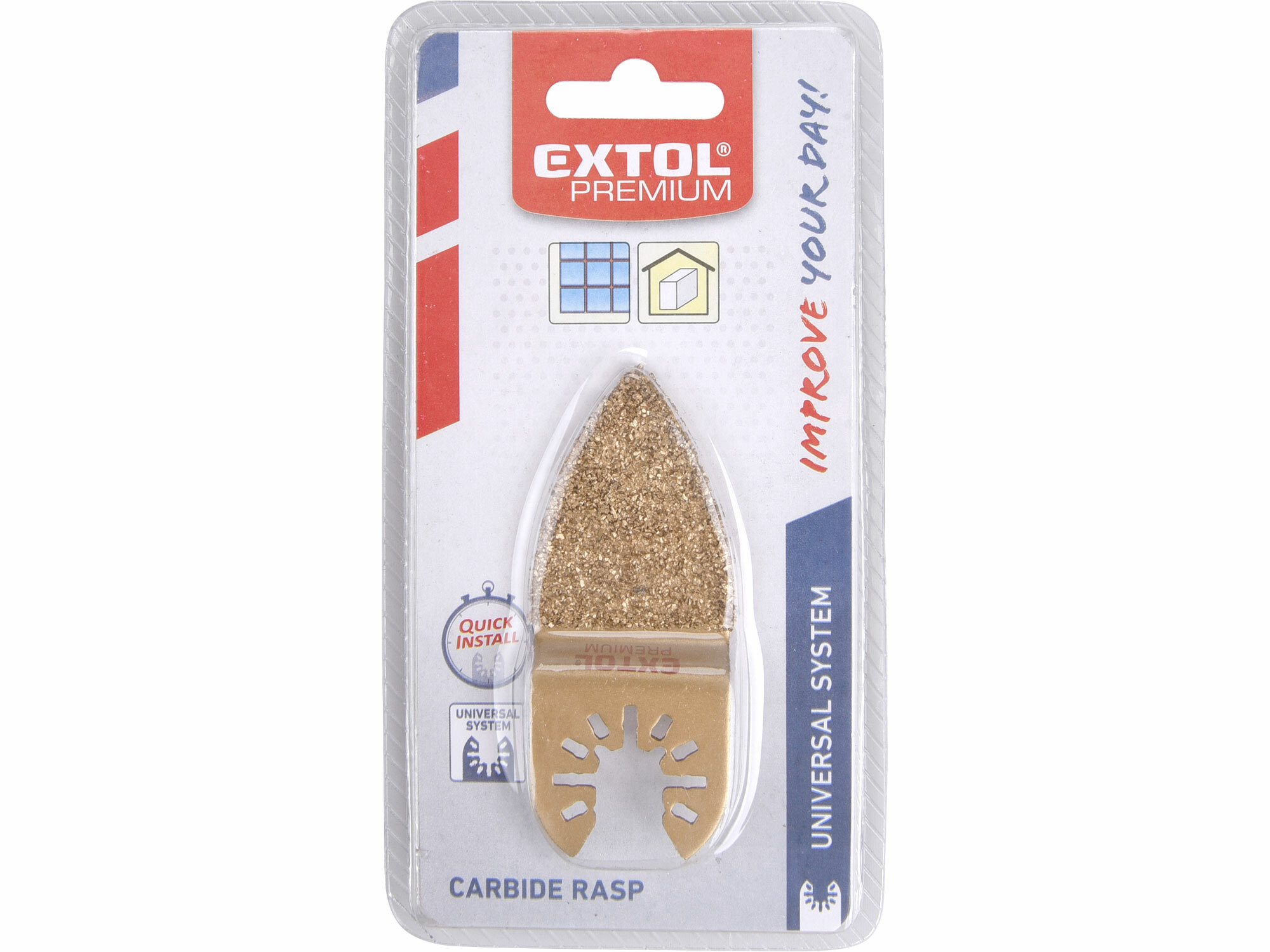EXTOL PREMIUM 8803861 Rašpľa špicatá na kameň a keramiku 33mm, volfrám
