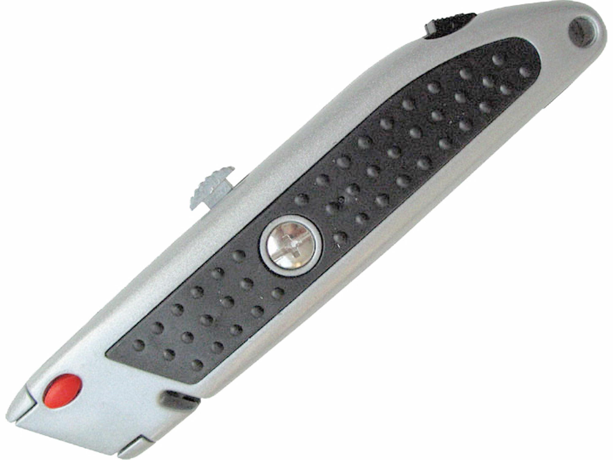 EXTOL PREMIUM 745107 Nôž univerzálny, 160mm, kovový, pogumovaný, s tlačidlom pre rýchlu výmenu britu