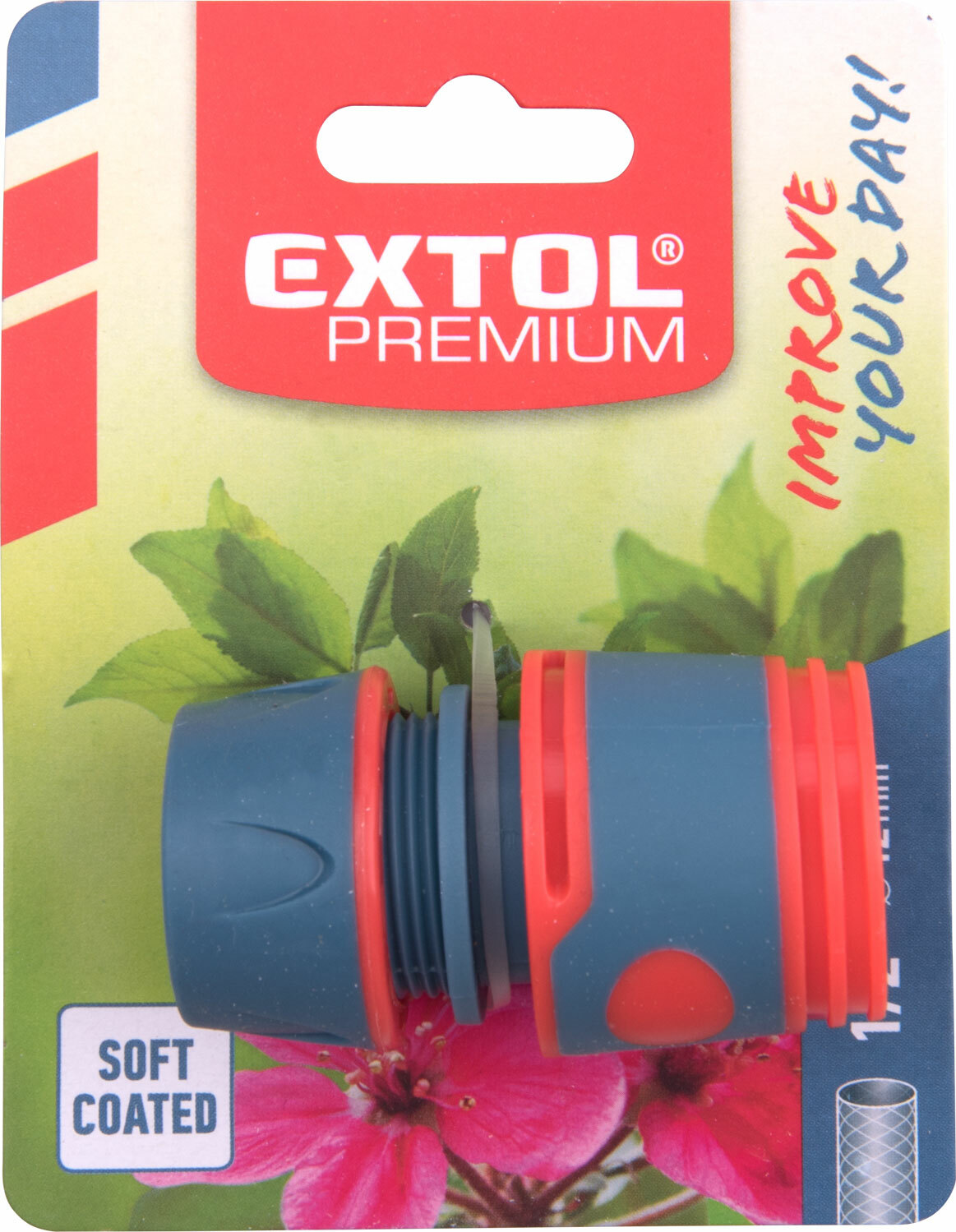 EXTOL PREMIUM 8876401 Rýchlospojka na hadicu plastová, 1/2''