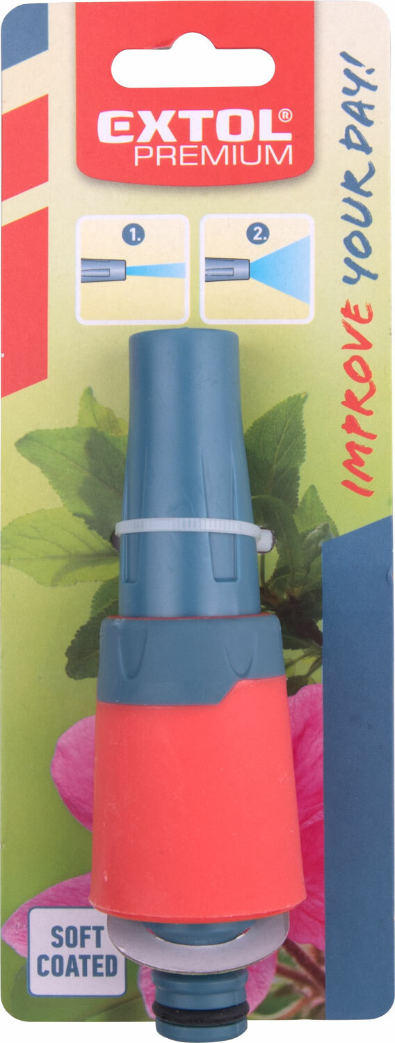 EXTOL PREMIUM 8876451 Postrekovač záhradný plastový, nastaviteľná dýza