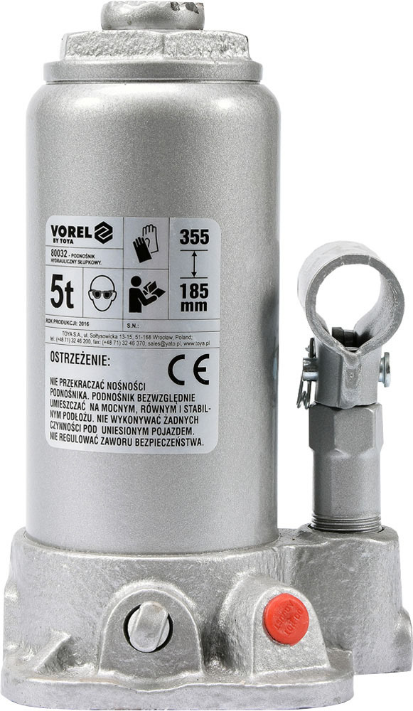 Zdvihák hydraulický, max. 5000kg, zdvih 185-355mm