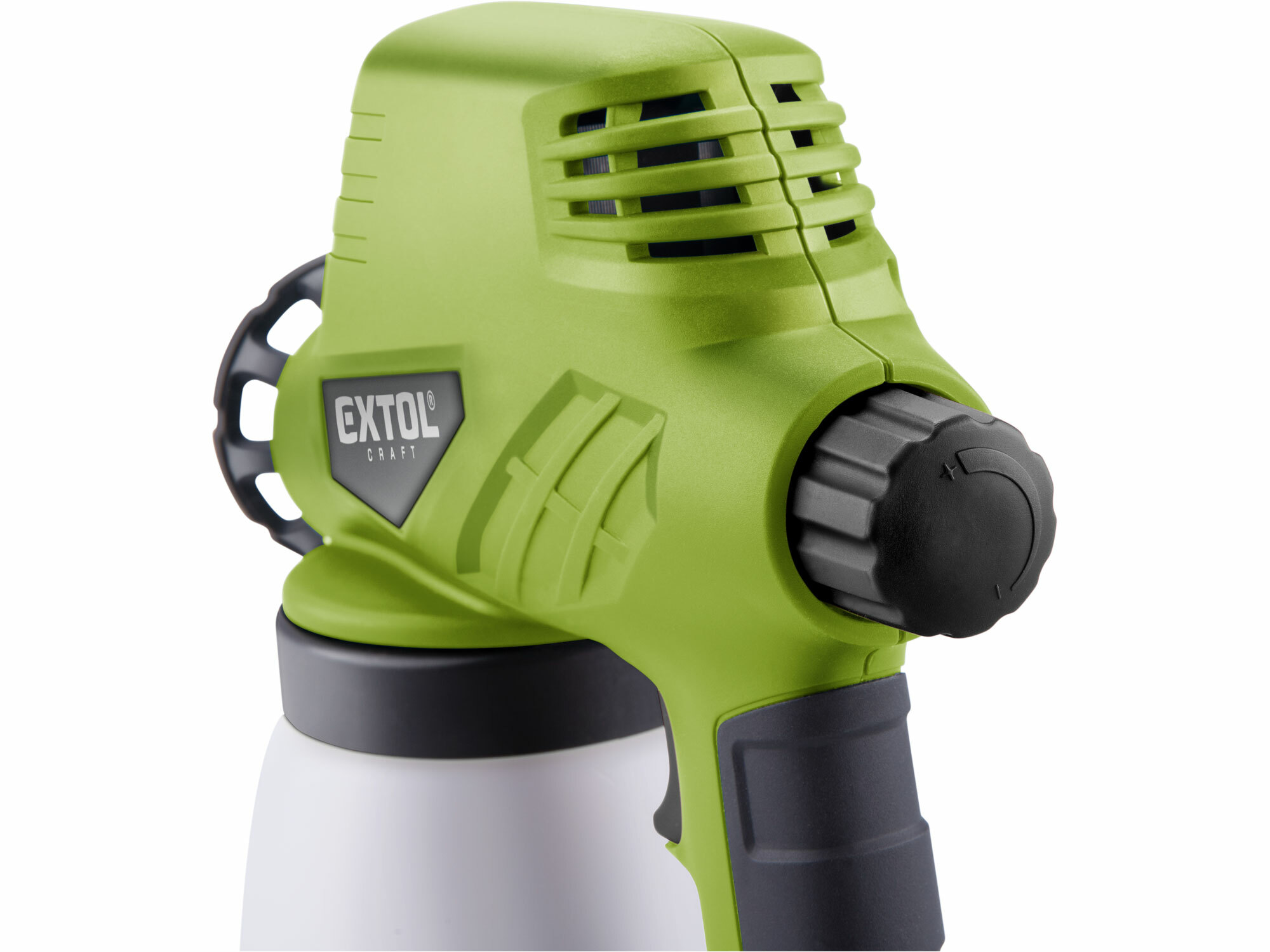 EXTOL CRAFT 412113 Pištoľ striekacia, príkon 80W, nádobka 800ml, 280ml/min, dýza 0,8mm