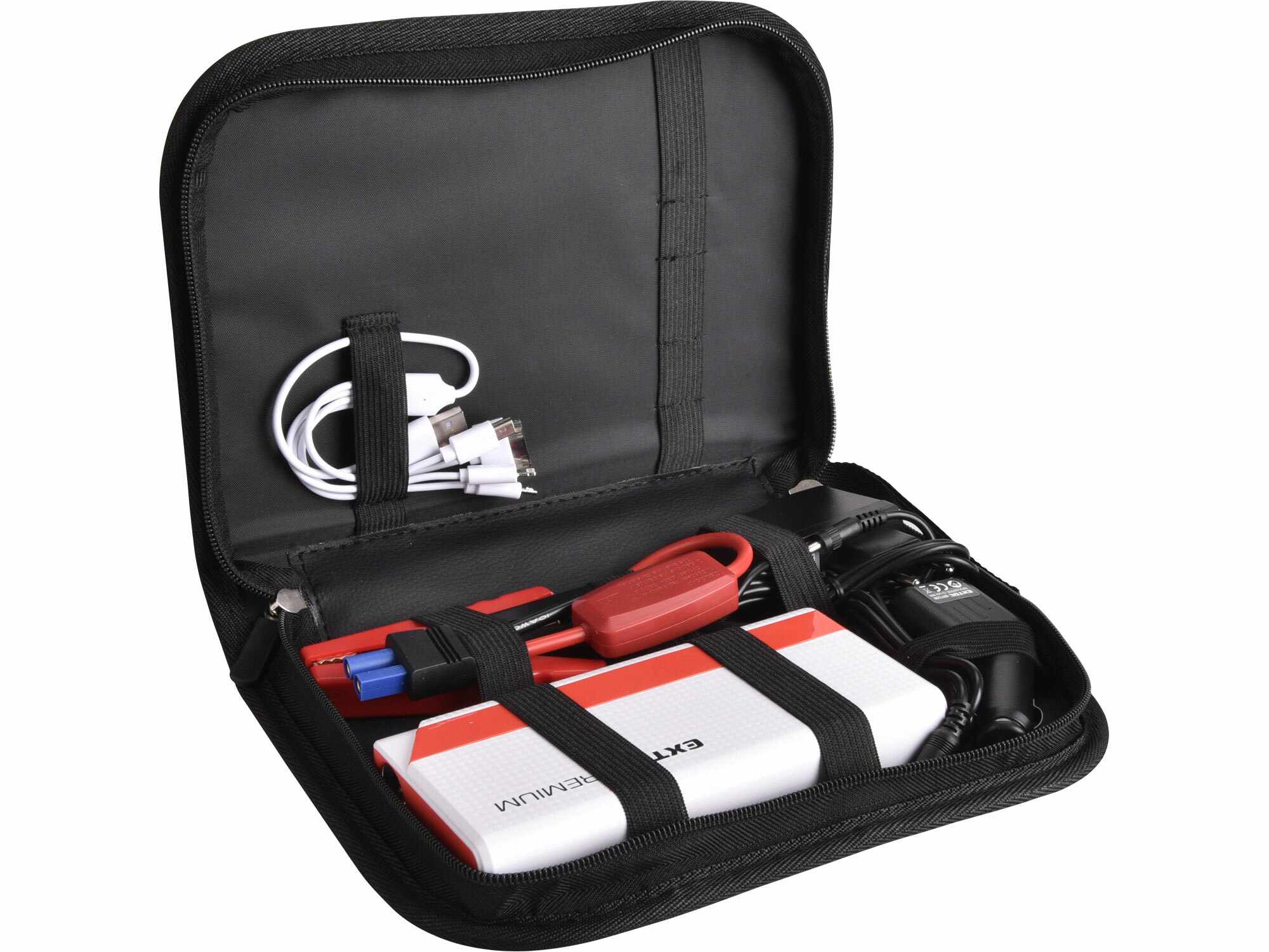 EXTOL PREMIUM 8897320 Štartovací zdroj s powerbankou, 9000mAh, 200A, max.400A
