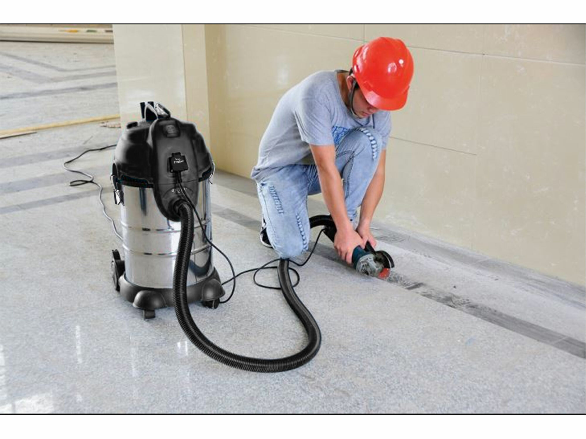 EXTOL PREMIUM 8895800 Vysávač dielenský, príkon 1400W, 30L, suché/mokré vysávanie
